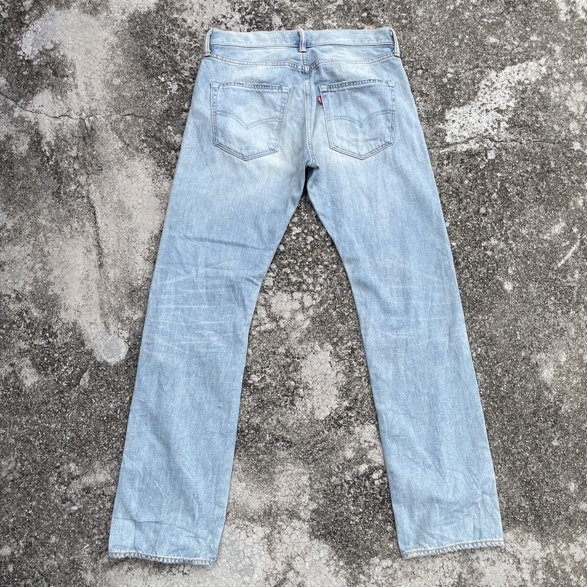 Japanese Brand Vintage Y2k Levis Patchwork Distressed Denim Jeans Size US 32 / EU 48 - 9 Thumbnail