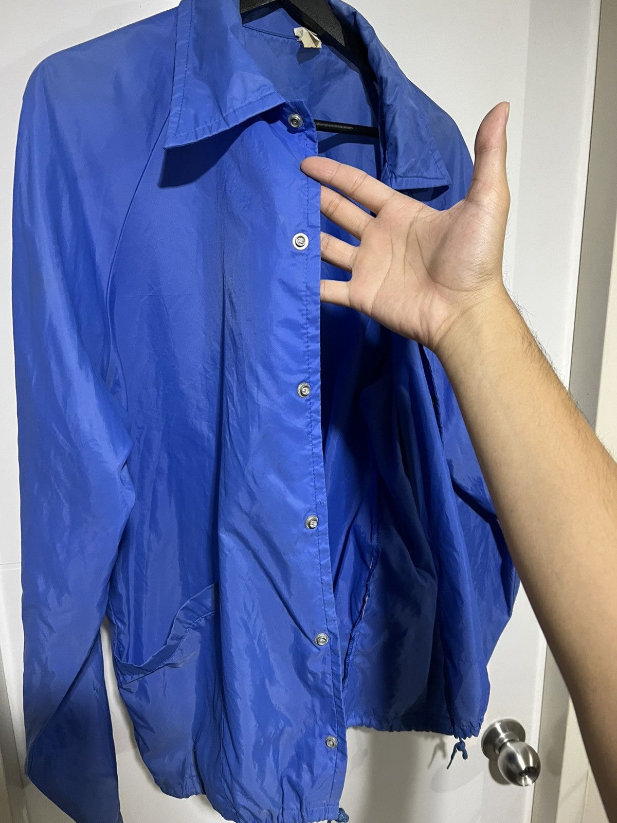 Other Faded Vintage 80s Blue Light Jacket Size US L / EU 52-54 / 3 - 9 Thumbnail