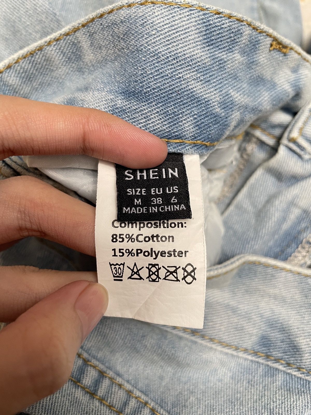 If Six Was Nine × Le Grande Bleu (L.G.B.) Rare Design Vintage Brand Shein Inspired Kapital Jeans 2000s Size US 29 - 8 Thumbnail