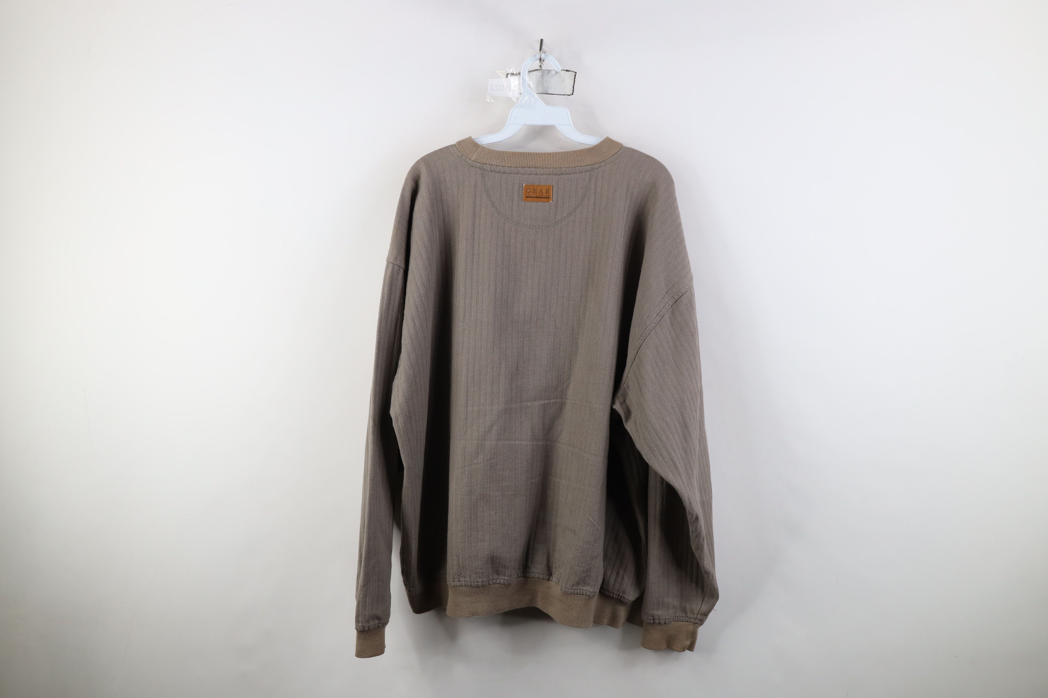 Vintage Vintage 90s Streetwear City Michigan Ribbed Sweatshirt Size US XL / EU 56 / 4 - 11 Thumbnail