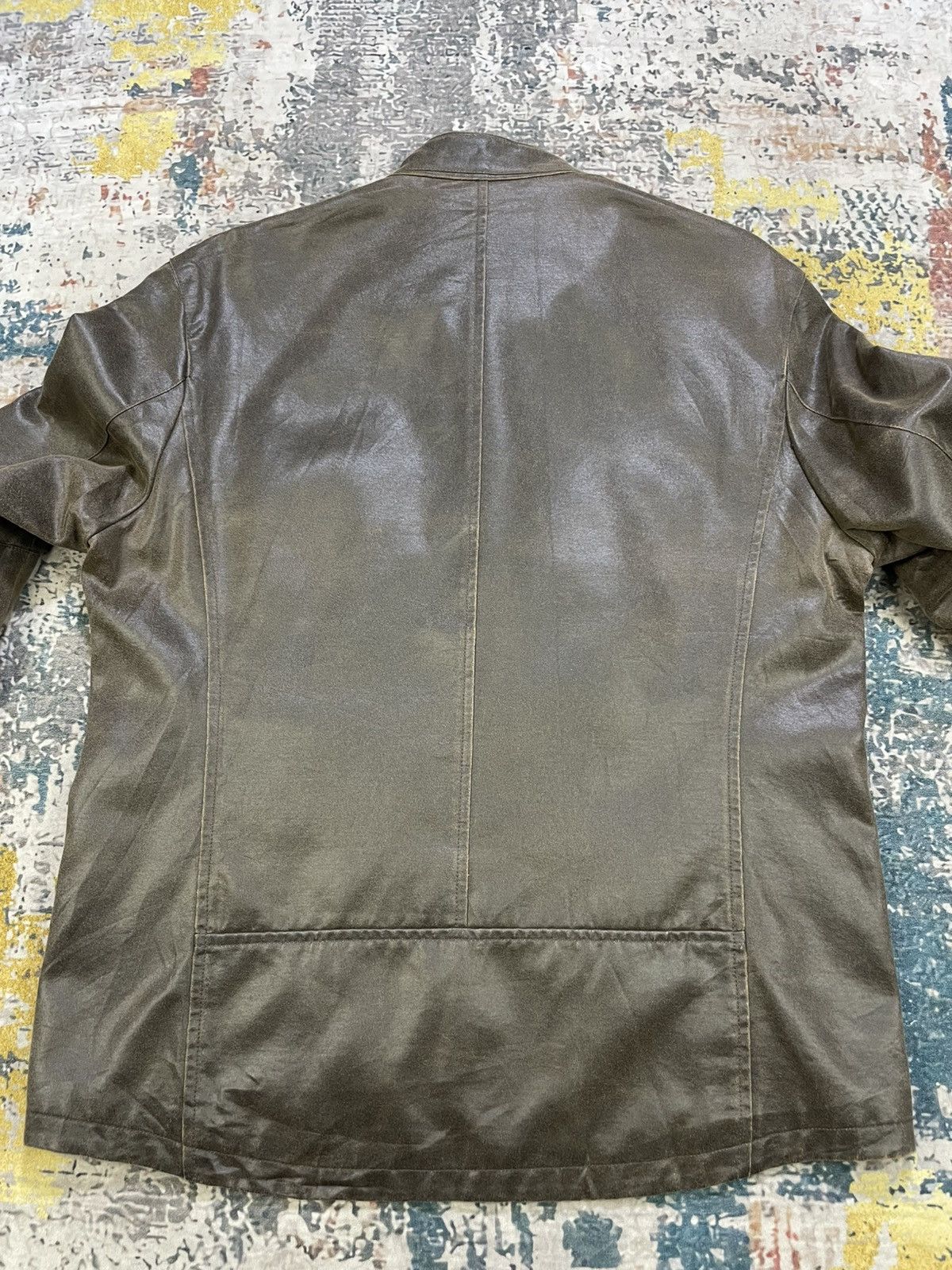 Comme Ca Ism Comme Ca Ism Cafe Racer Faux Leather Jacket Size US L / EU 52-54 / 3 - 6 Thumbnail