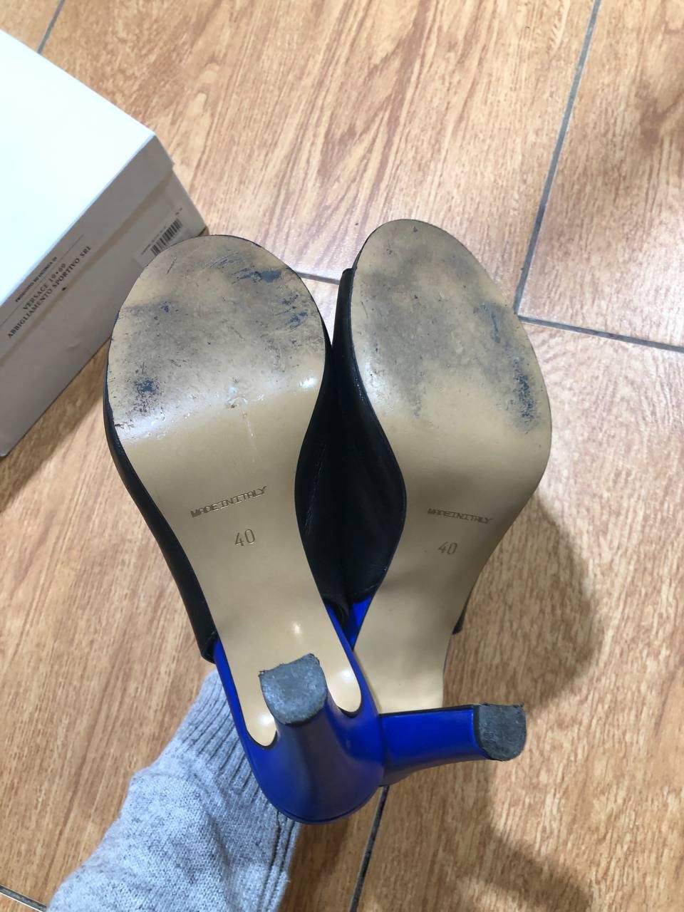 Versace Versace OPEN TOE HIGH HEELS Size US 10 / IT 40 - 5 Thumbnail