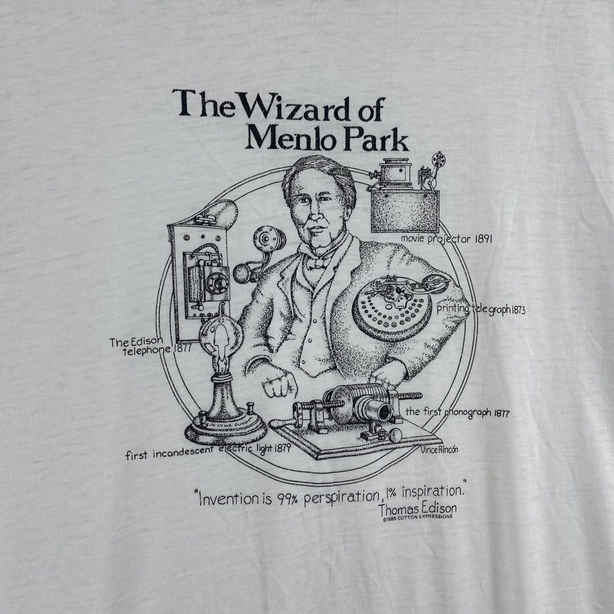 Vintage Vintage 80s THE WIZARD Of MENLO Park Thomas Edison Invention Size US M / EU 48-50 / 2 - 3 Thumbnail
