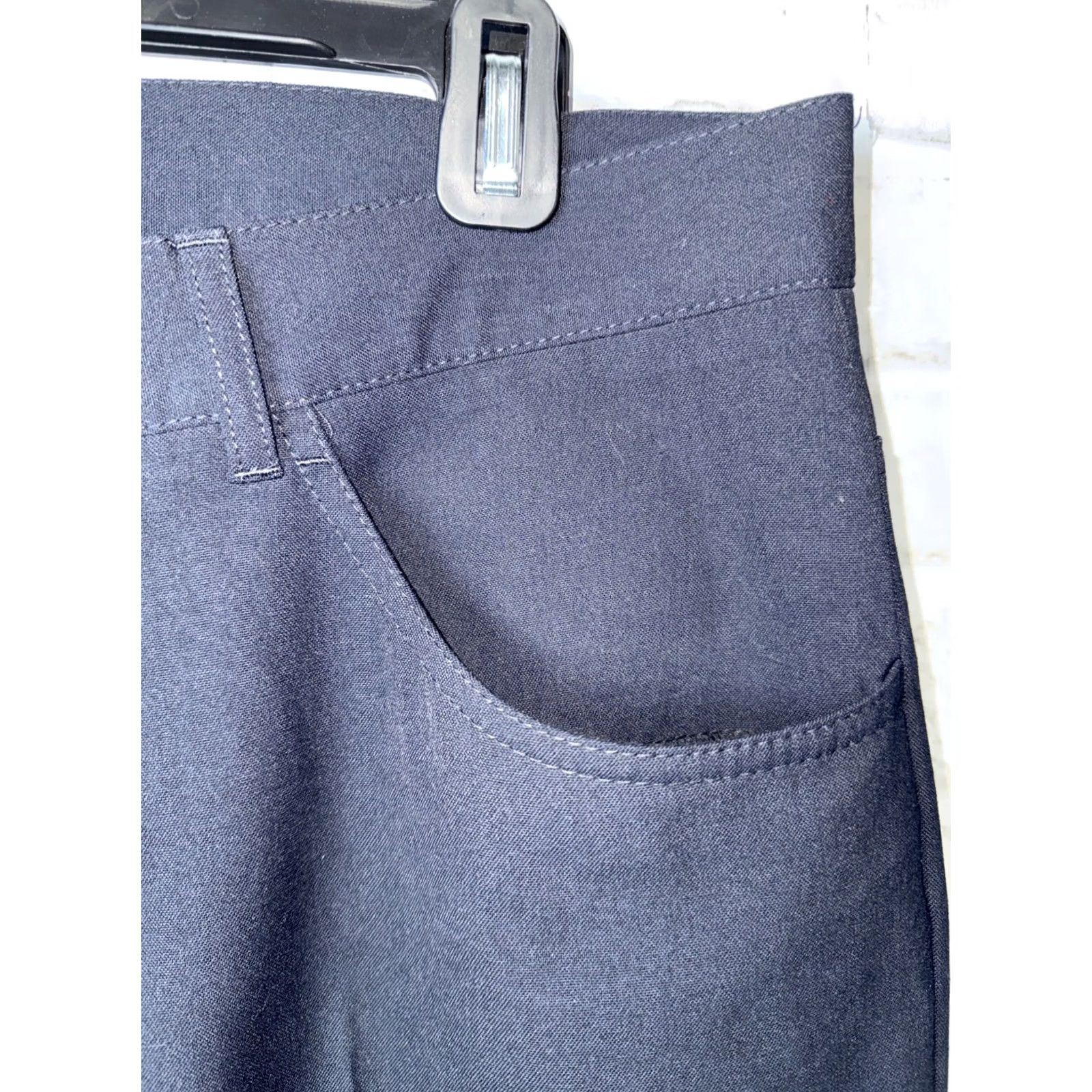 Vintage VINTAGE Alberto Comfort Fit Ceramica Polyester Blend Black Pants 34x33 Size US 34 / EU 50 - 5 Thumbnail
