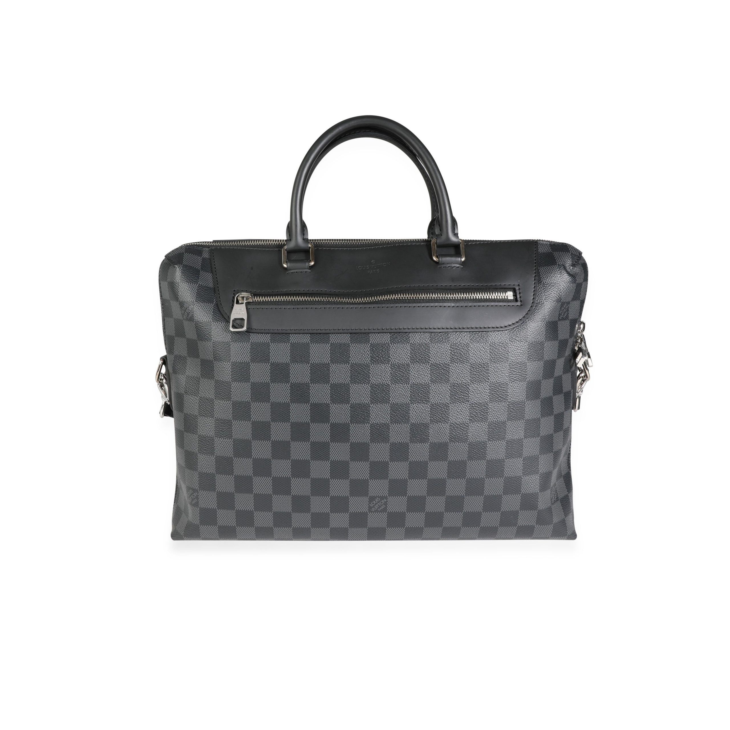 image of Louis Vuitton Damier Graphite Porte-Documents Jour Nm in Black, Women's