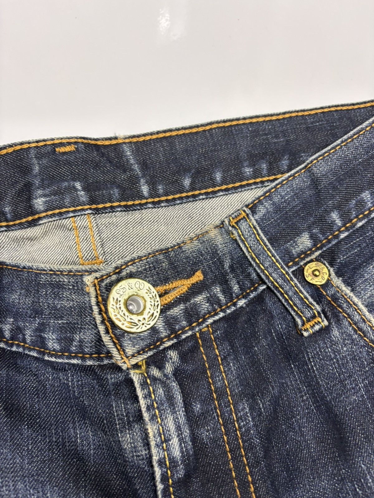 Hysteric Glamour VINTAGE LEVIS 502 DISTRESSED DENIM JEANS Size US 31 - 10 Thumbnail