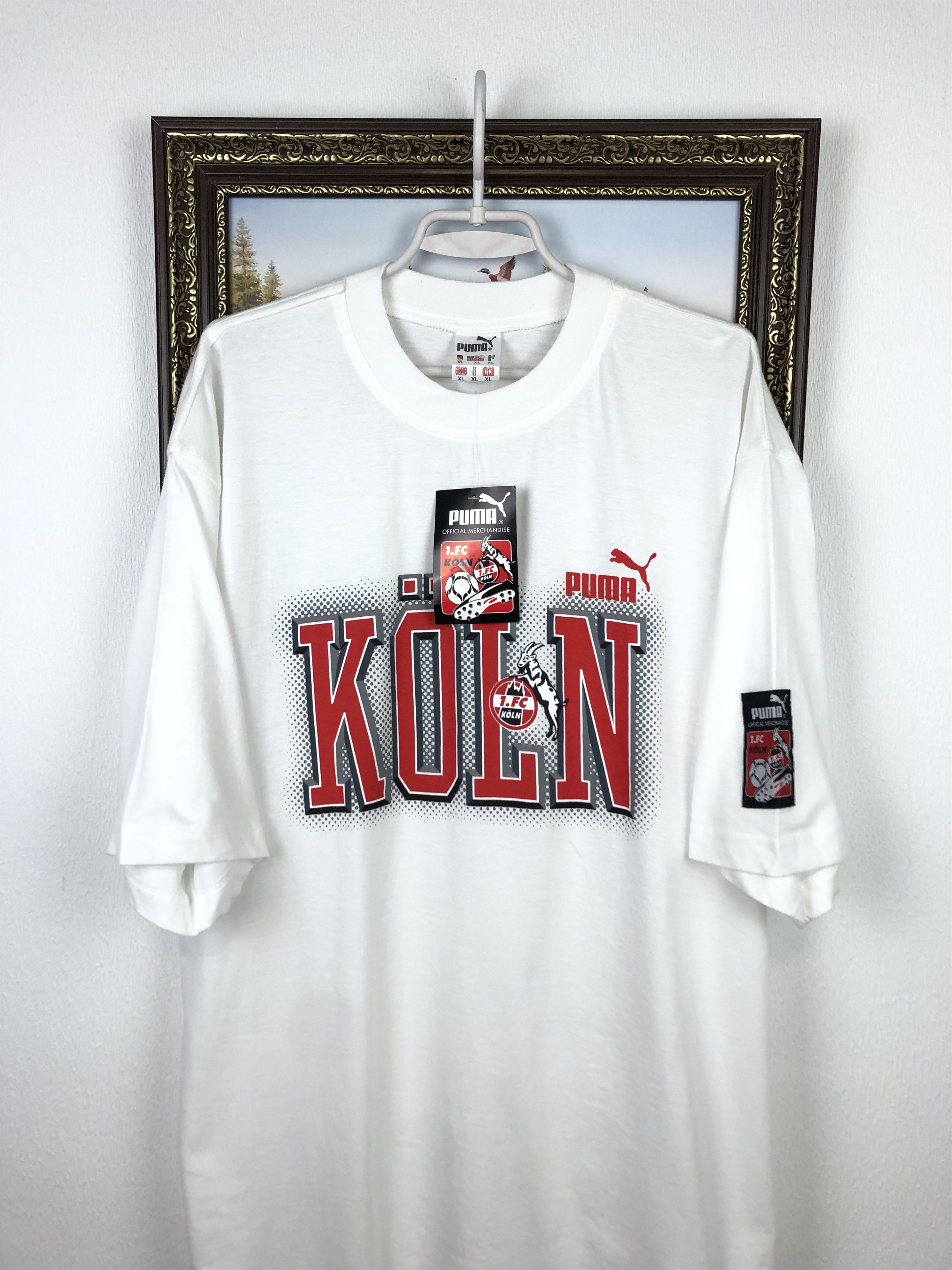 Puma Vintage 90's Puma Koln Football Shirt Soccer Jersey Trikot Size US XL / EU 56 / 4 - 2 Thumbnail