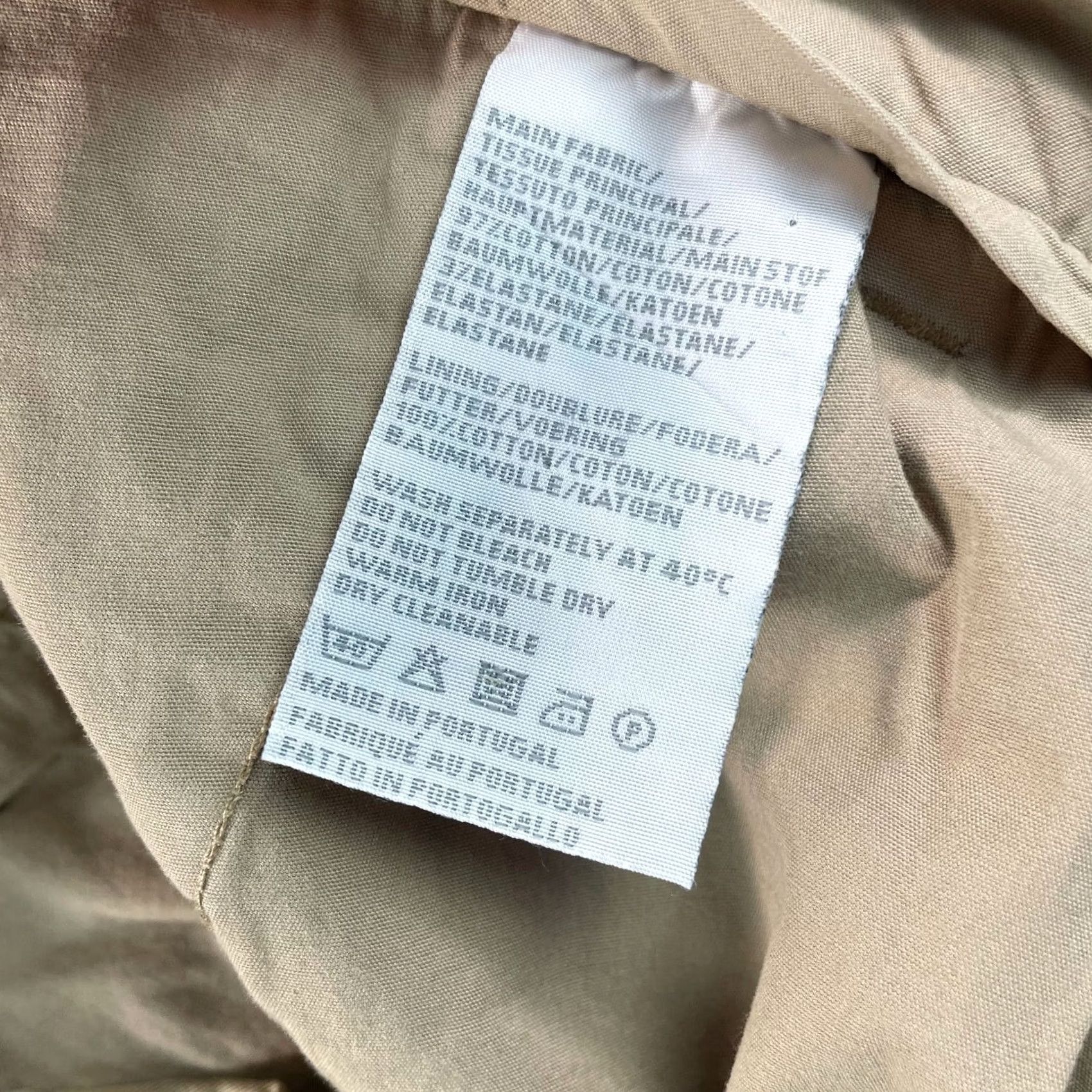 Sunspel Sunspel Chino Pants Men 34x34 Beige Flat Front Straight Leg Designer NWOT 245 Size US 34 / EU 50 - 8 Thumbnail