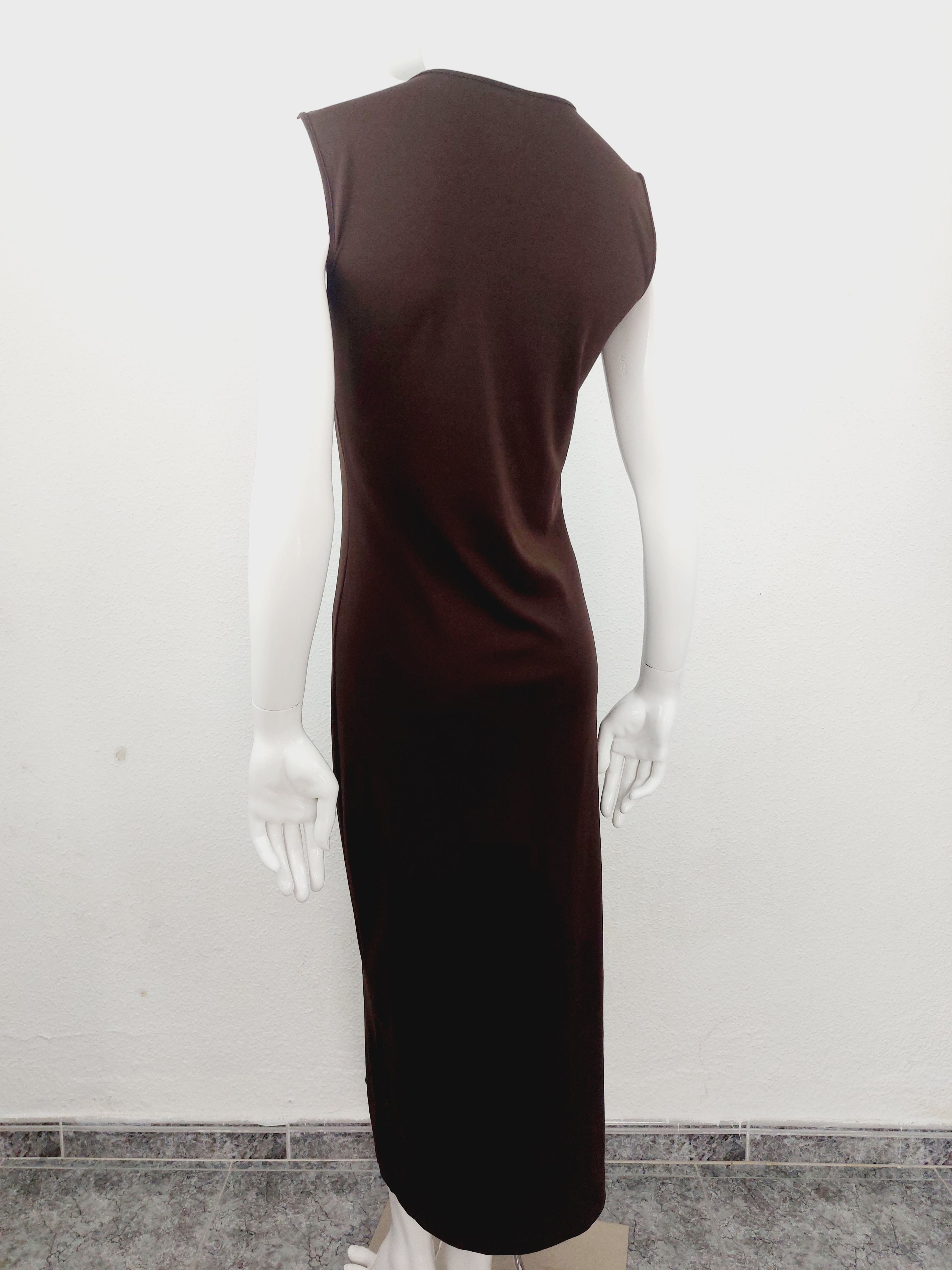 Miss Sixty Y2K Miss Sixty Tribal Maori Skeleton Tattoo Maxi Dress Size L / US 10 / IT 46 - 9 Thumbnail