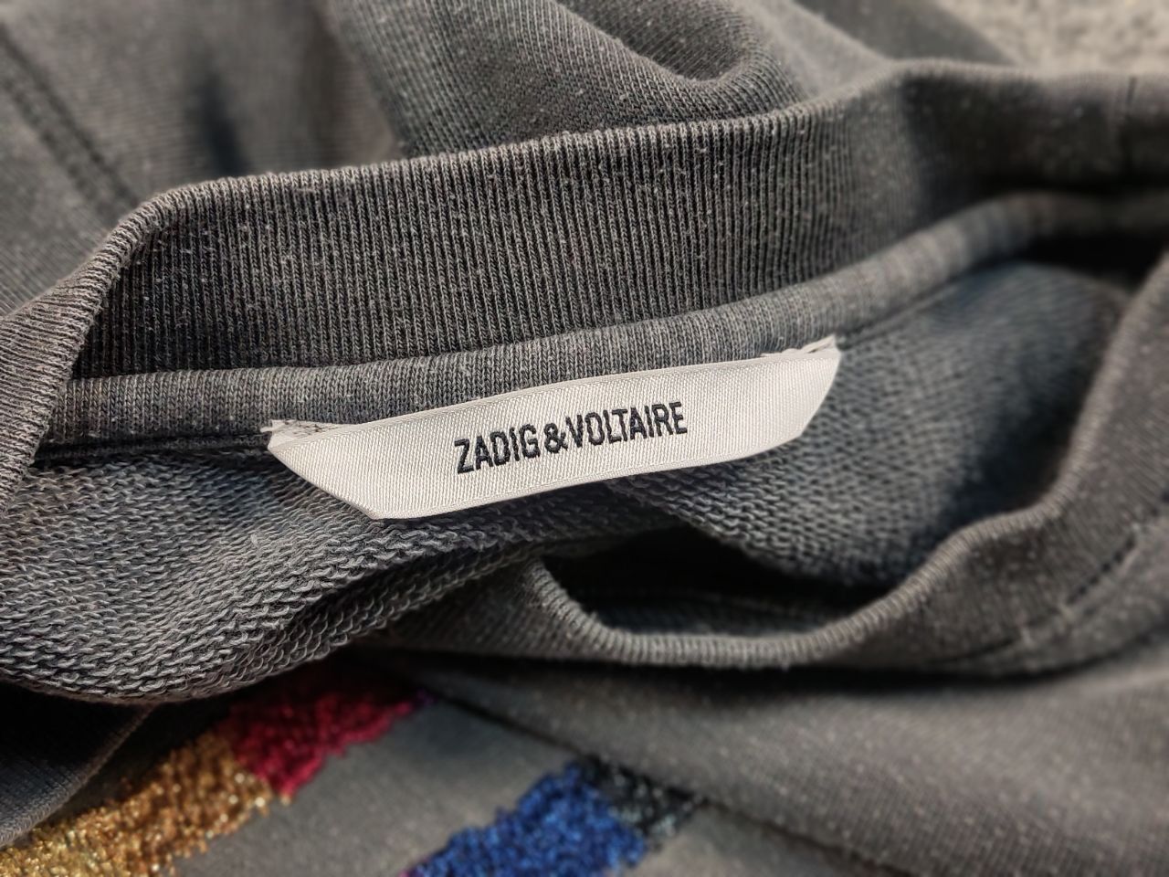 Zadig & Voltaire Zadig & Voltaire Design Logo Crew Check Sweatshirt Size US L / EU 52-54 / 3 - 15 Thumbnail