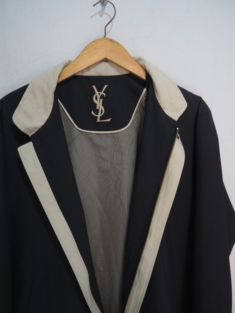 Yves Saint Laurent 🥳Rare🥳YSL BIG LOGO casual jacket Size US L / EU 52-54 / 3 - 1 Thumbnail