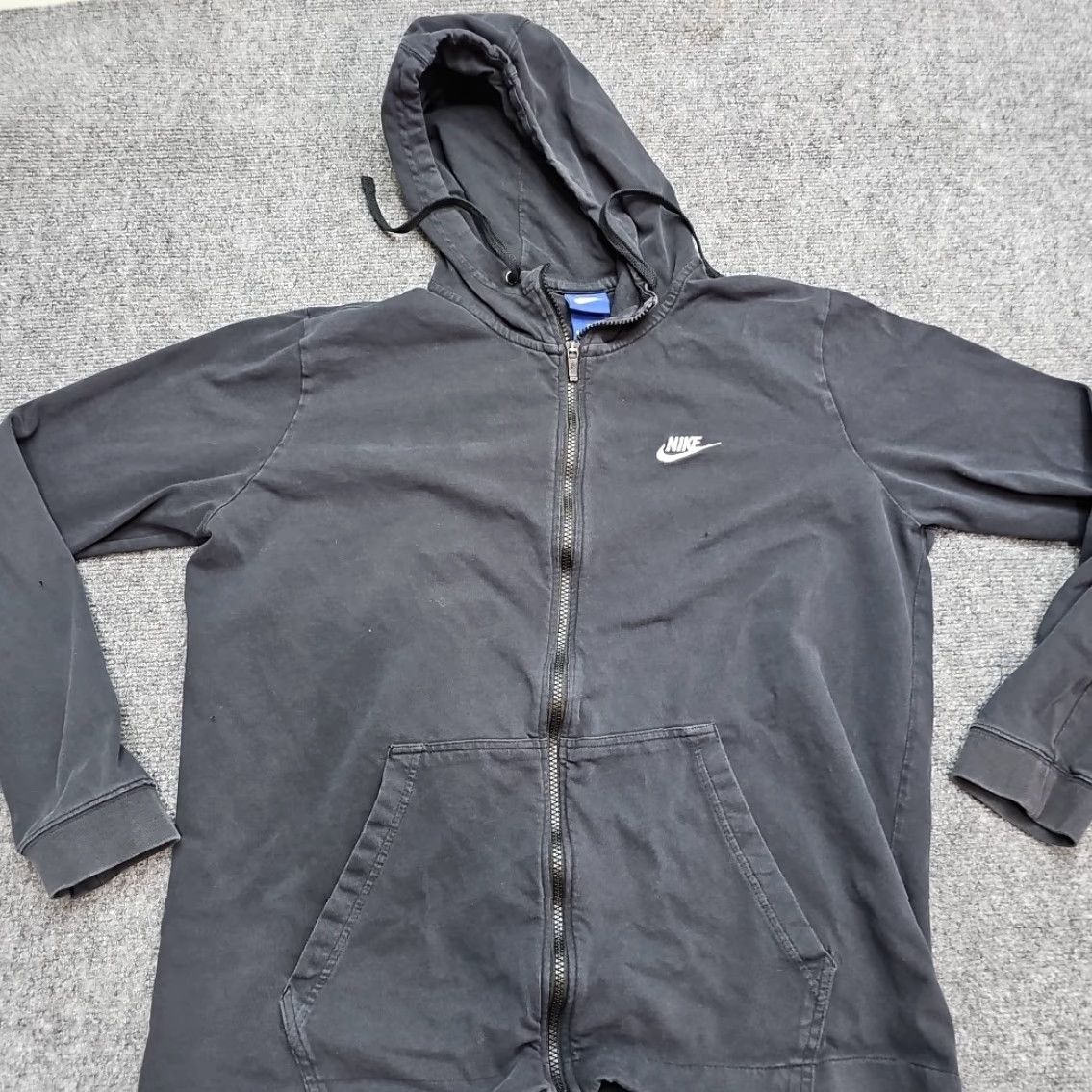 Nike Nike Full Zip Hoodie Men XL Black Cotton Blend Sweatshirt Sportswear Casual Gym & Training Size US XL / EU 56 / 4 - 5 Thumbnail