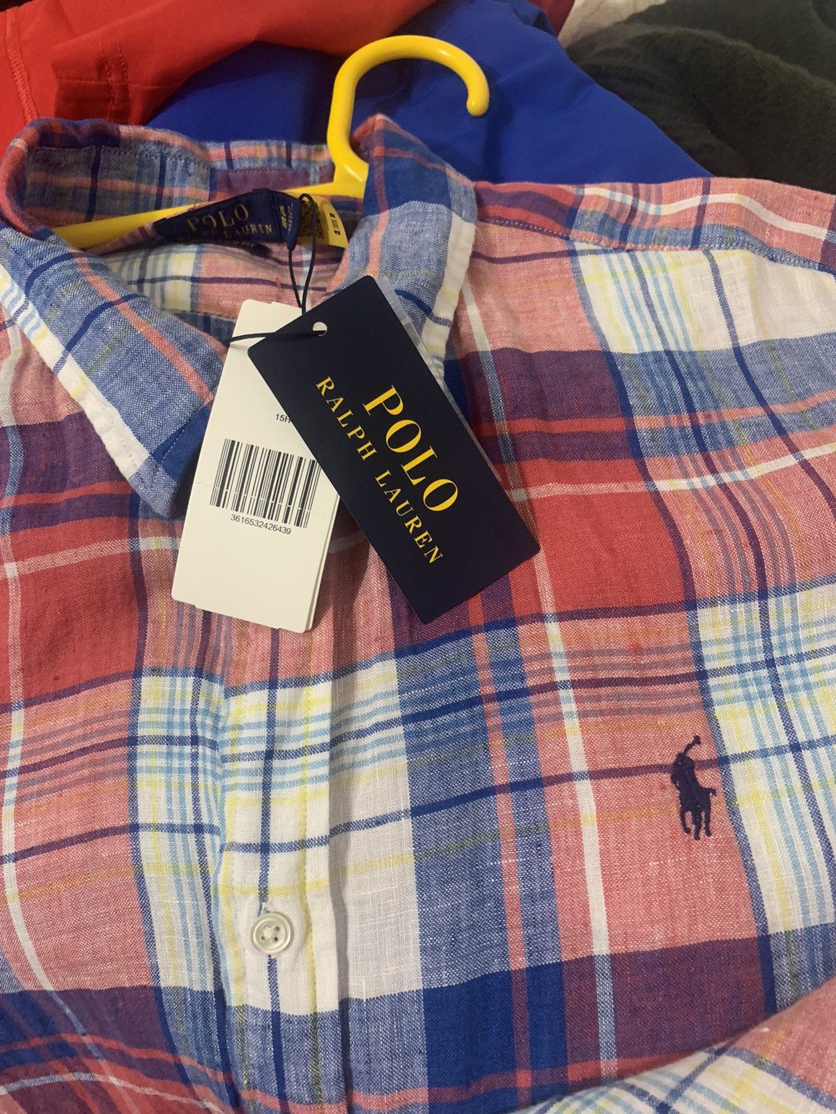 Polo Ralph Lauren Polo Ralph Lauren Relaxed Fir Plaid Multicolor Linen Shirt Size US XL / EU 56 / 4 - 7 Thumbnail