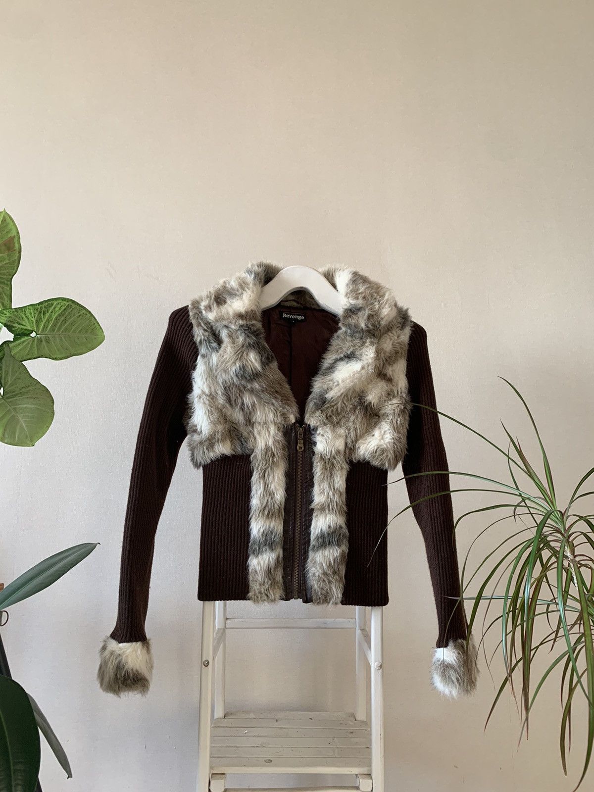 Hysteric Glamour Revenge Y2K Faux Fur Knit Jacket Hysteric Glamour Goa styled Size M / US 6-8 / IT 42-44 - 1 Thumbnail