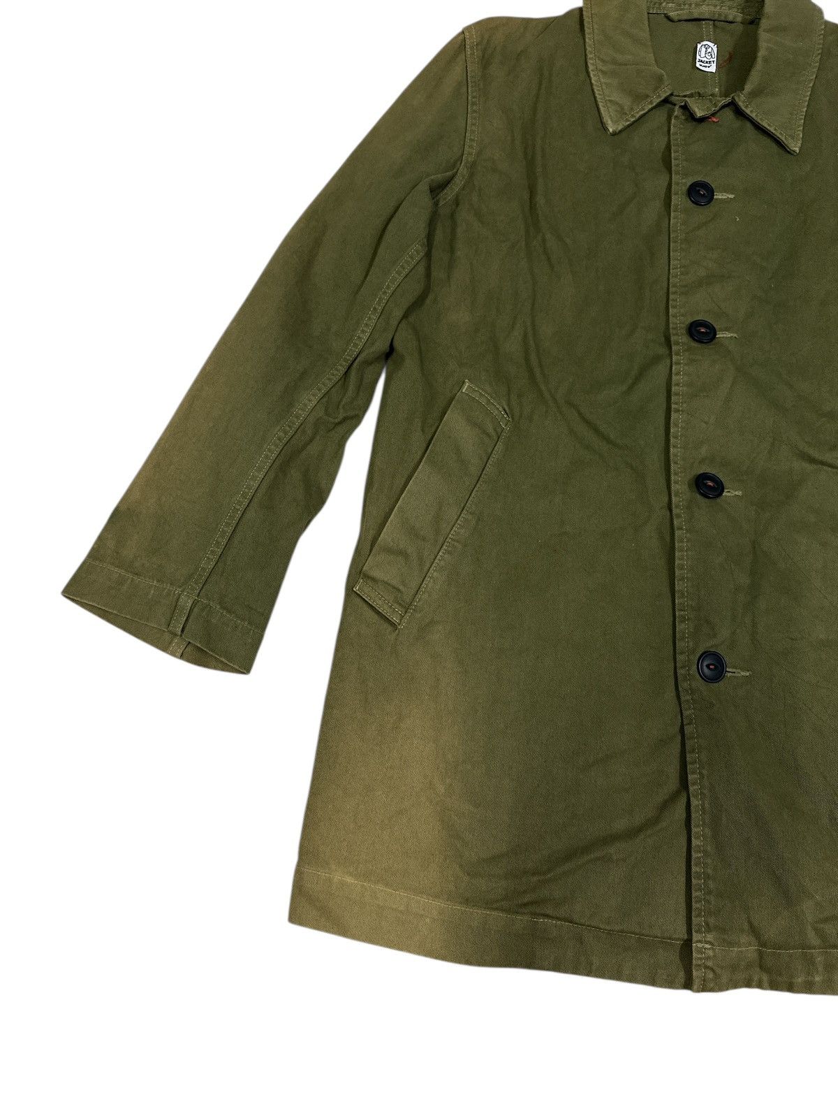 Japanese Brand Sun Faded Kato Jacket Army Green 💥🎌 Size US XL / EU 56 / 4 - 3 Thumbnail