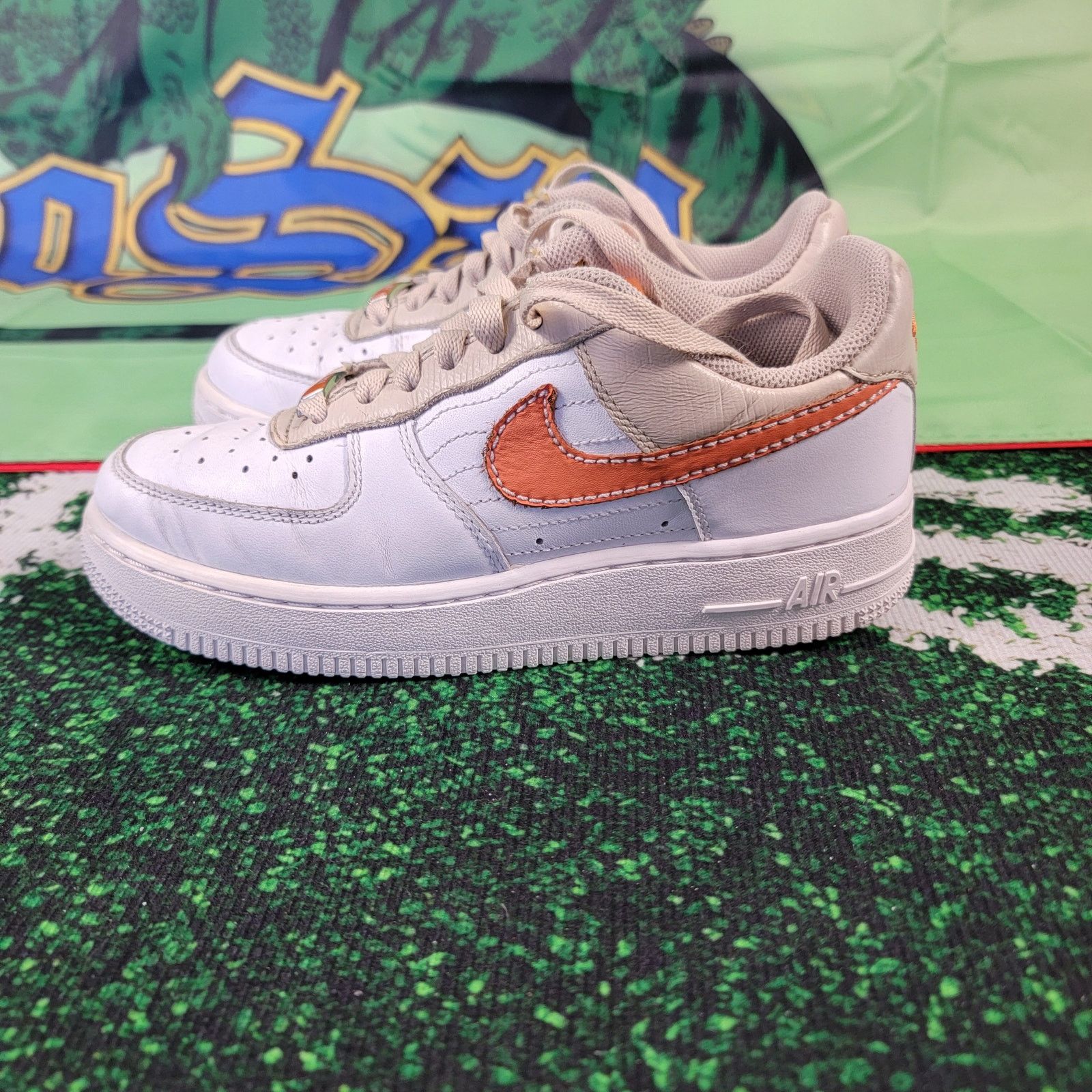 Nike Nike Wmns Air Force 1 '07 'Dark Orange' Sz 6 315115-181 (13 Size US 6 / IT 36 - 2 Thumbnail