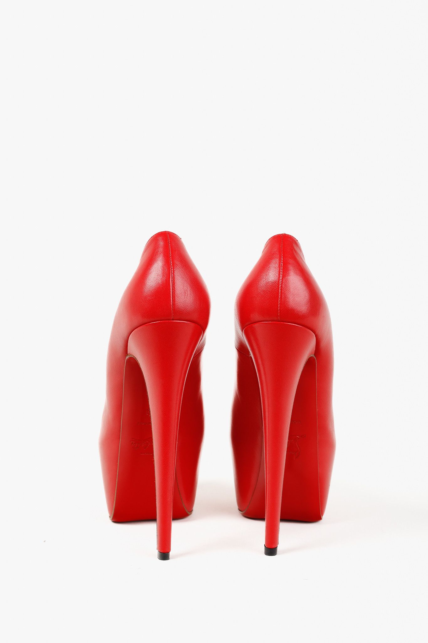 Christian Louboutin Christian Louboutin Daffodile 160 Kid-Leather Platform Pumps Size US 8.5 / IT 38.5 - 3 Thumbnail