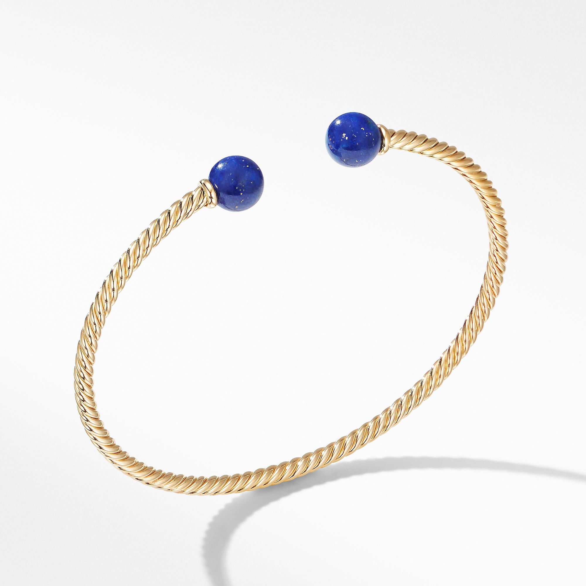David Yurman o1w1db10325 Bracelet in 18K Yellow Gold with Lapis & 2.6mm Size ONE SIZE - 2 Thumbnail