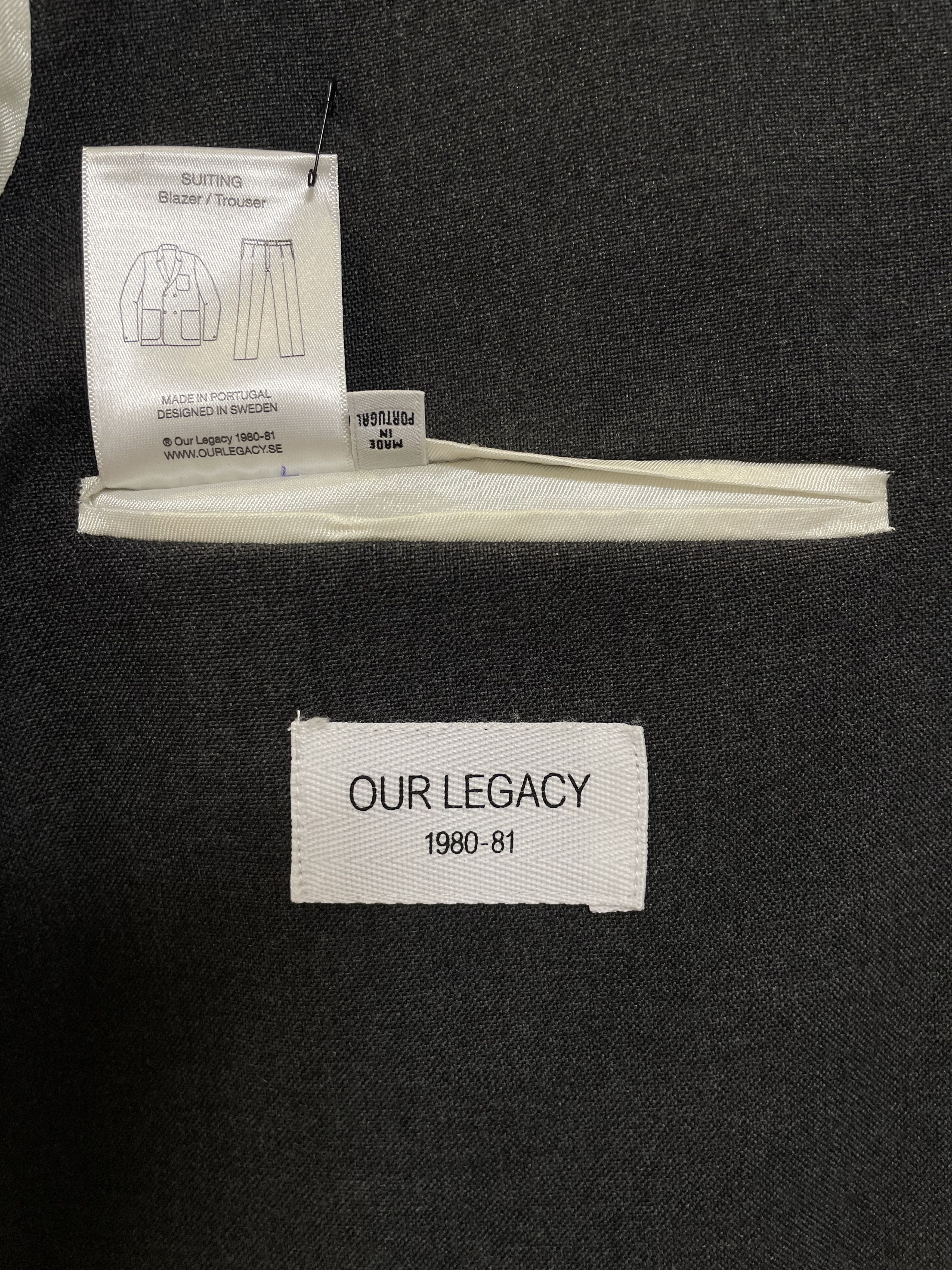 Our Legacy OUR LEGACY 1980-81 2B Blazer Jacket Sport Coat Wool EU50 Size 50R - 11 Thumbnail