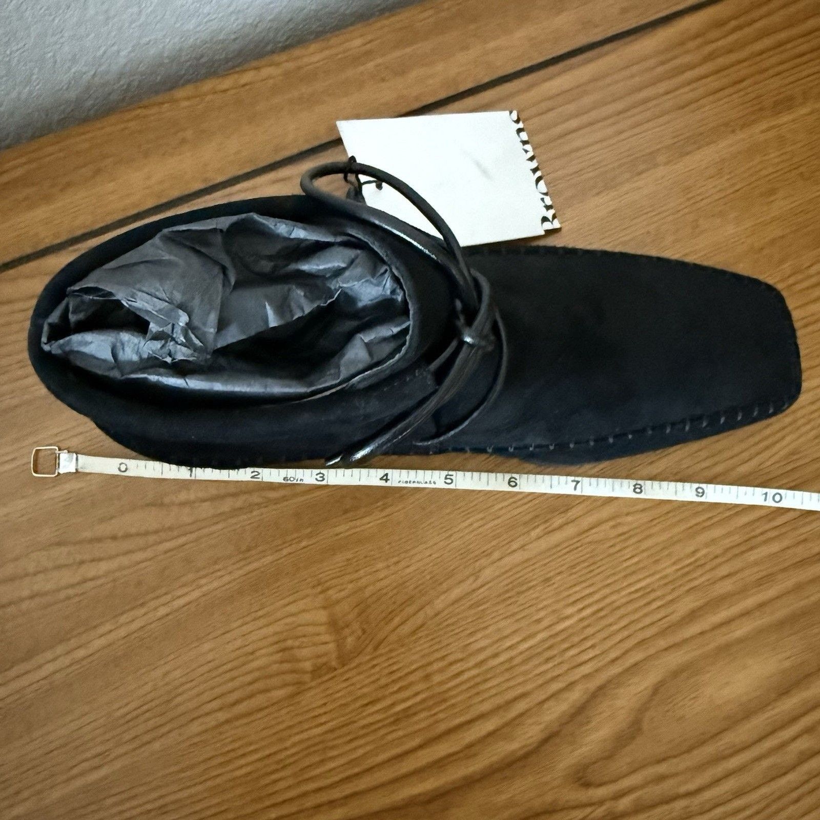 Toteme TOTEME High Top Suede Loafer Boot Black 37 Quiet Luxury NEW Size US 6 / IT 36 - 15 Thumbnail