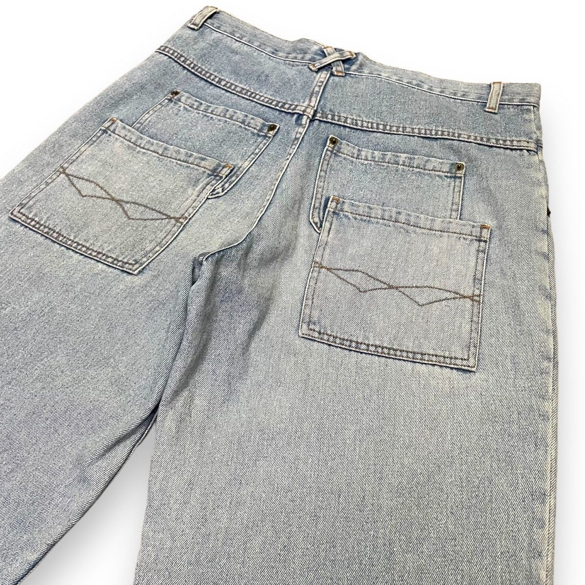JNCO 🇯🇵 Y2K AMORE PURO "6 POCKETS" BAGGY JEANS Size US 44 / EU 60 - 6 Thumbnail