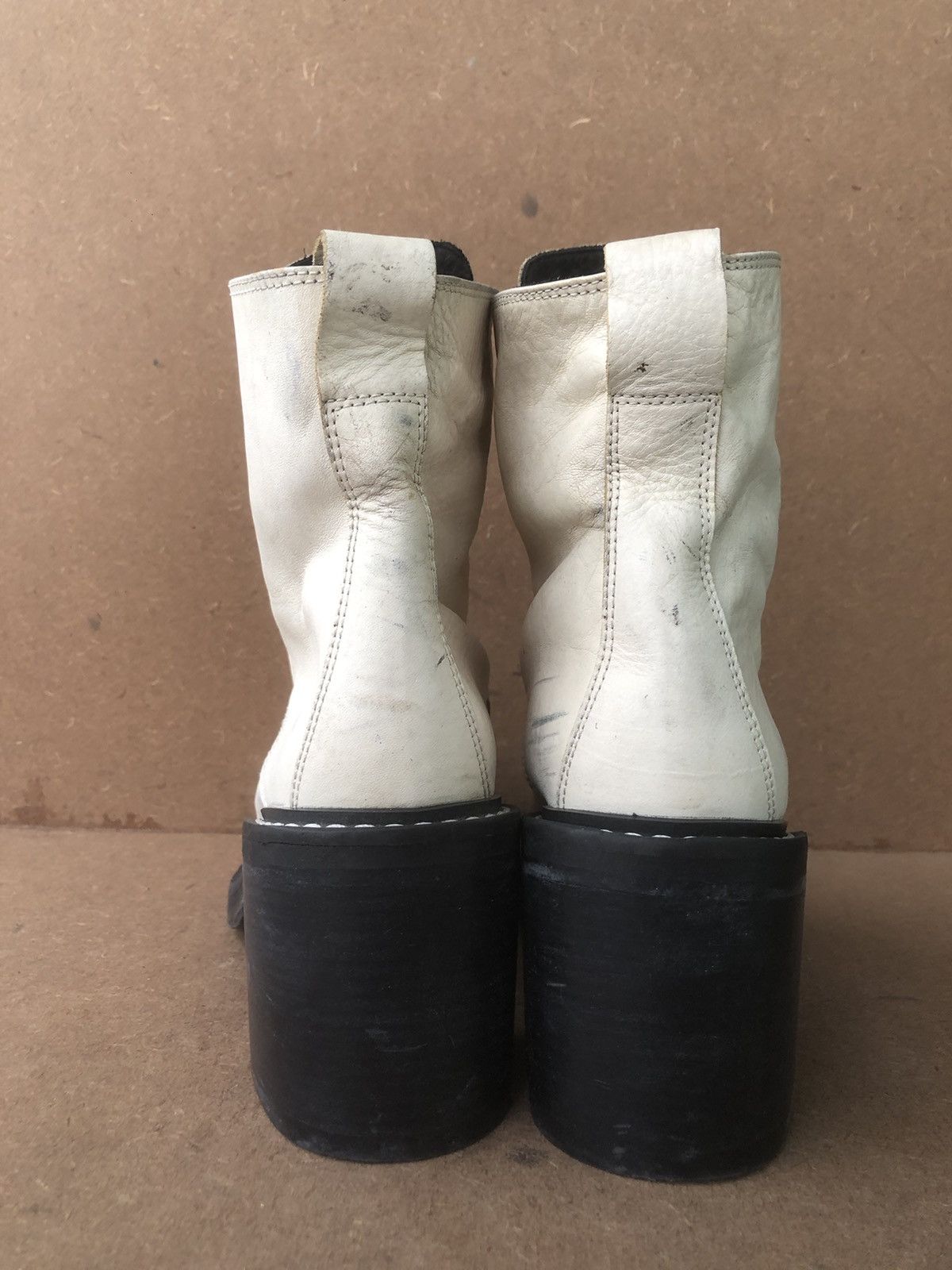 Rag & Bone Rag & Bone White Leather Women’s Boots Size 40 Size US 10 / IT 40 - 9 Thumbnail