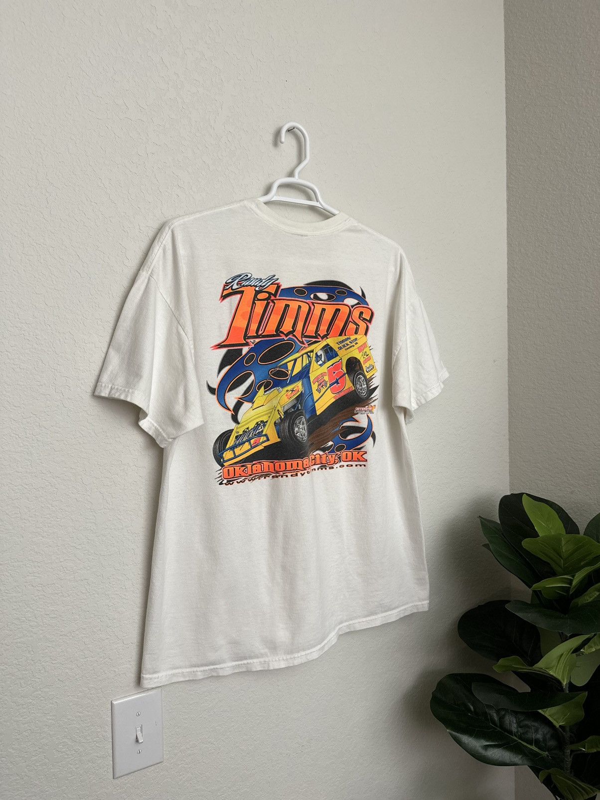 Chase Authentics × NASCAR Vintage 2005 Randy Timms Dirt Track Racing Graphic Tee Size US XL / EU 56 / 4 - 14 Thumbnail