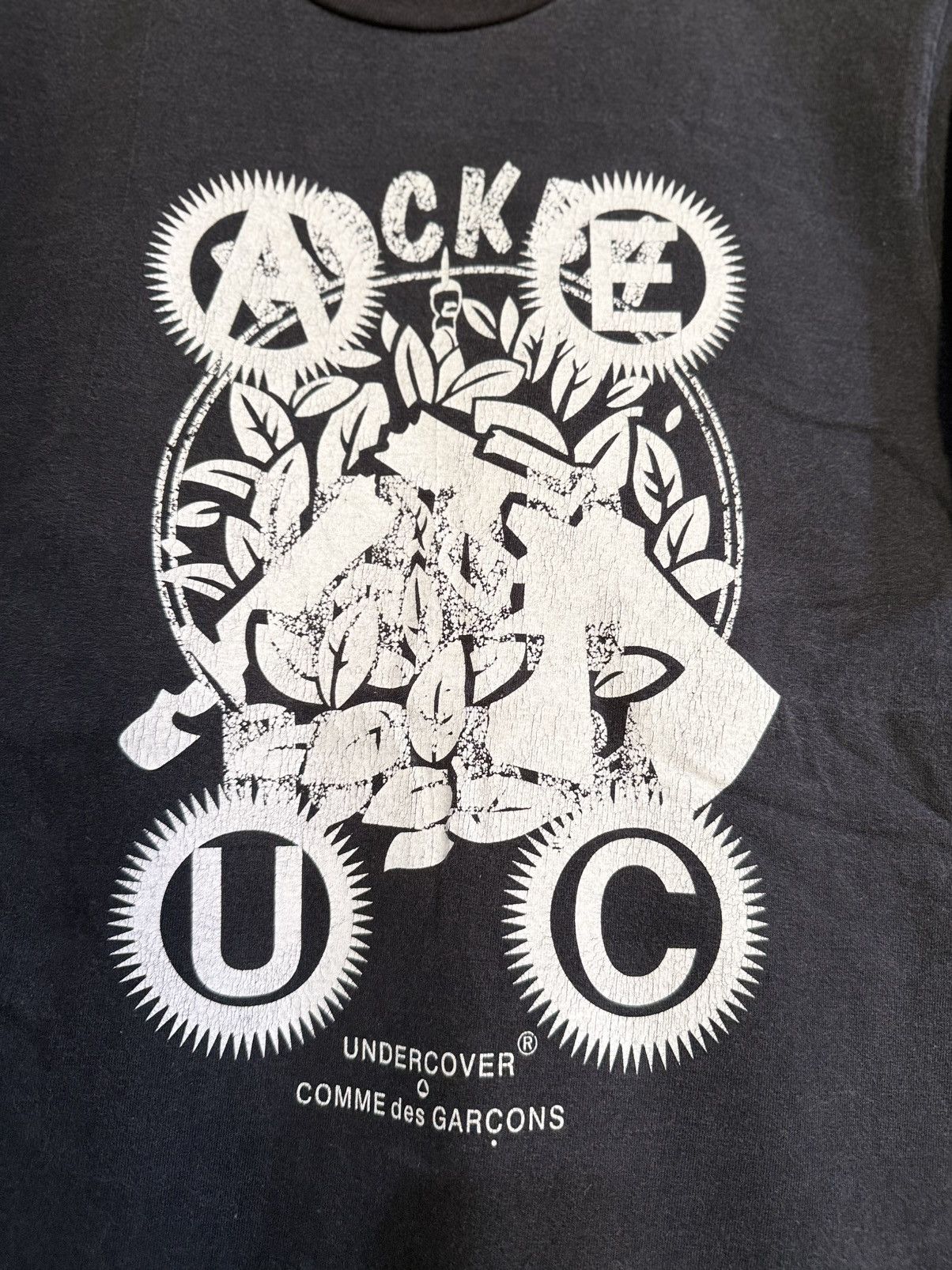 Comme des Garcons × Undercover Thrashed Undercover X Comme Des Carcons Faded Japan Tee Size US M / EU 48-50 / 2 - 2 Thumbnail