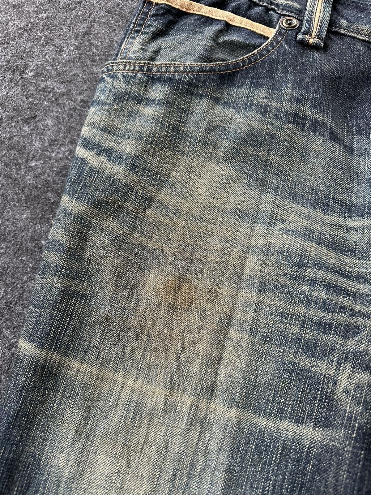 Edwin Vintage Edwin 441XVS Worn Ryaty Mud Wash Denim 32x34 D510 Size US 32 / EU 48 - 14 Thumbnail