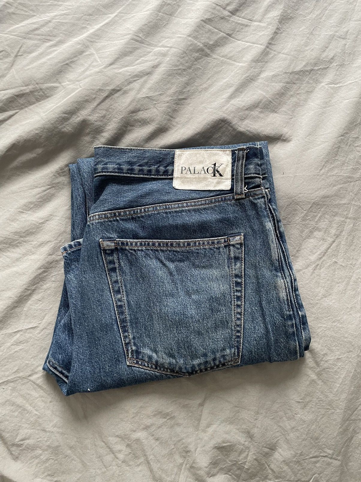 パンツ CK1 PALACE BAGGY JEAN SANDSTONE INDIGO Calvin Klein × Palace CK1 Palace Baggy Jean Tinted Sandstone