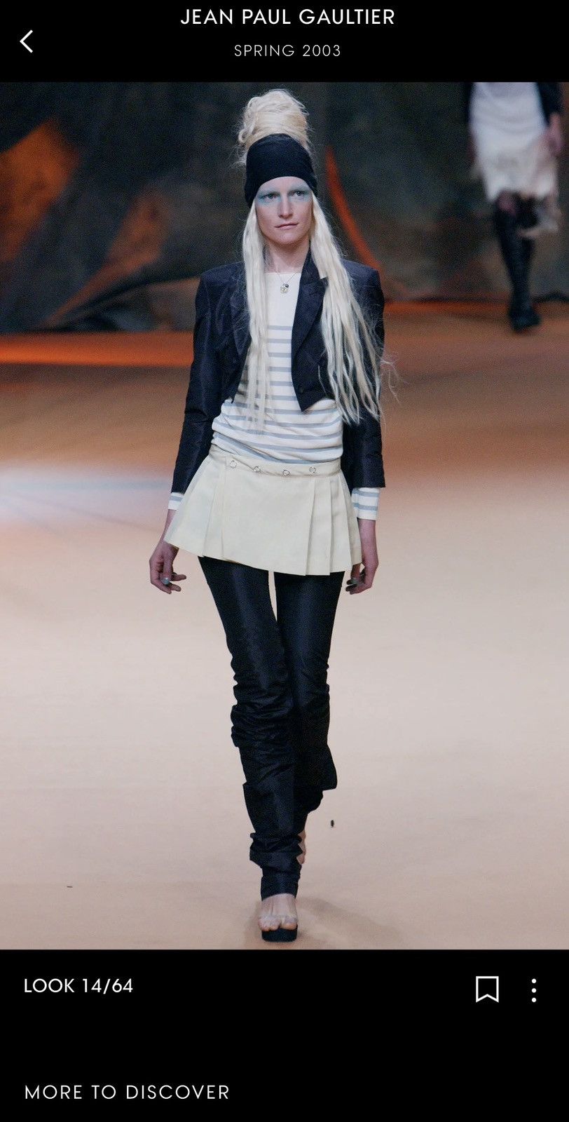 Jean Paul Gaultier SS03 LOOK 14 MSRP: $2.4K Cut Out Tail Hi-Lo Blazer Jacket Size US M / EU 48-50 / 2 - 9 Thumbnail