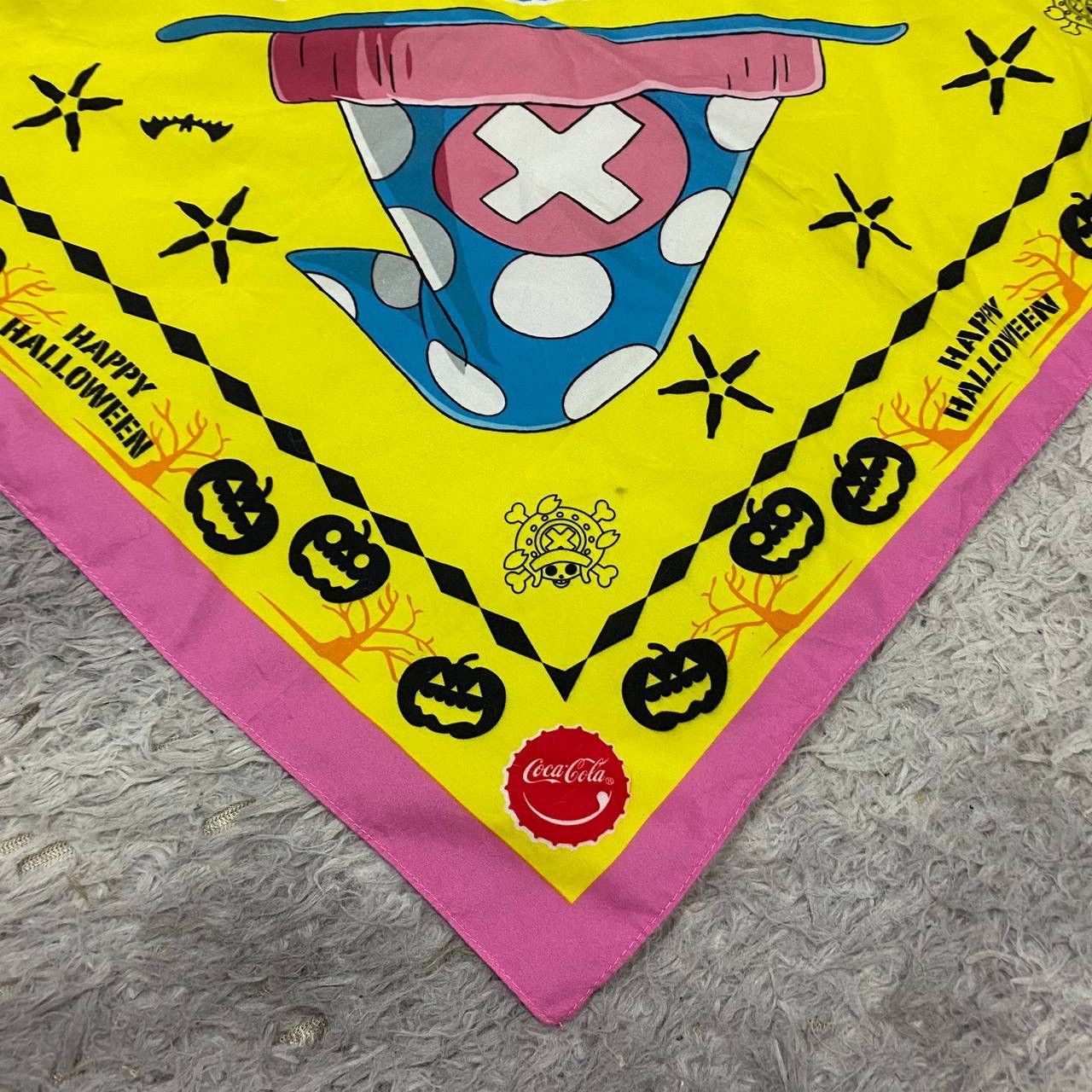Coca Cola Coca cola X one piece anjme handkerchief bandana Size ONE SIZE - 3 Thumbnail