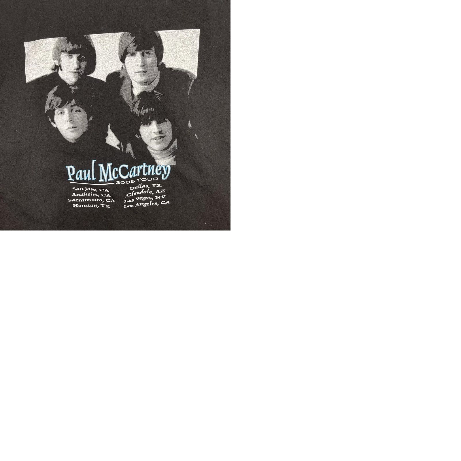 Vintage VINTAGE Paul McCartney Shirt Mens XL Black 2005 Concert Tour Beatles Y2K Band Shirt Size US XL / EU 56 / 4 - 9 Thumbnail
