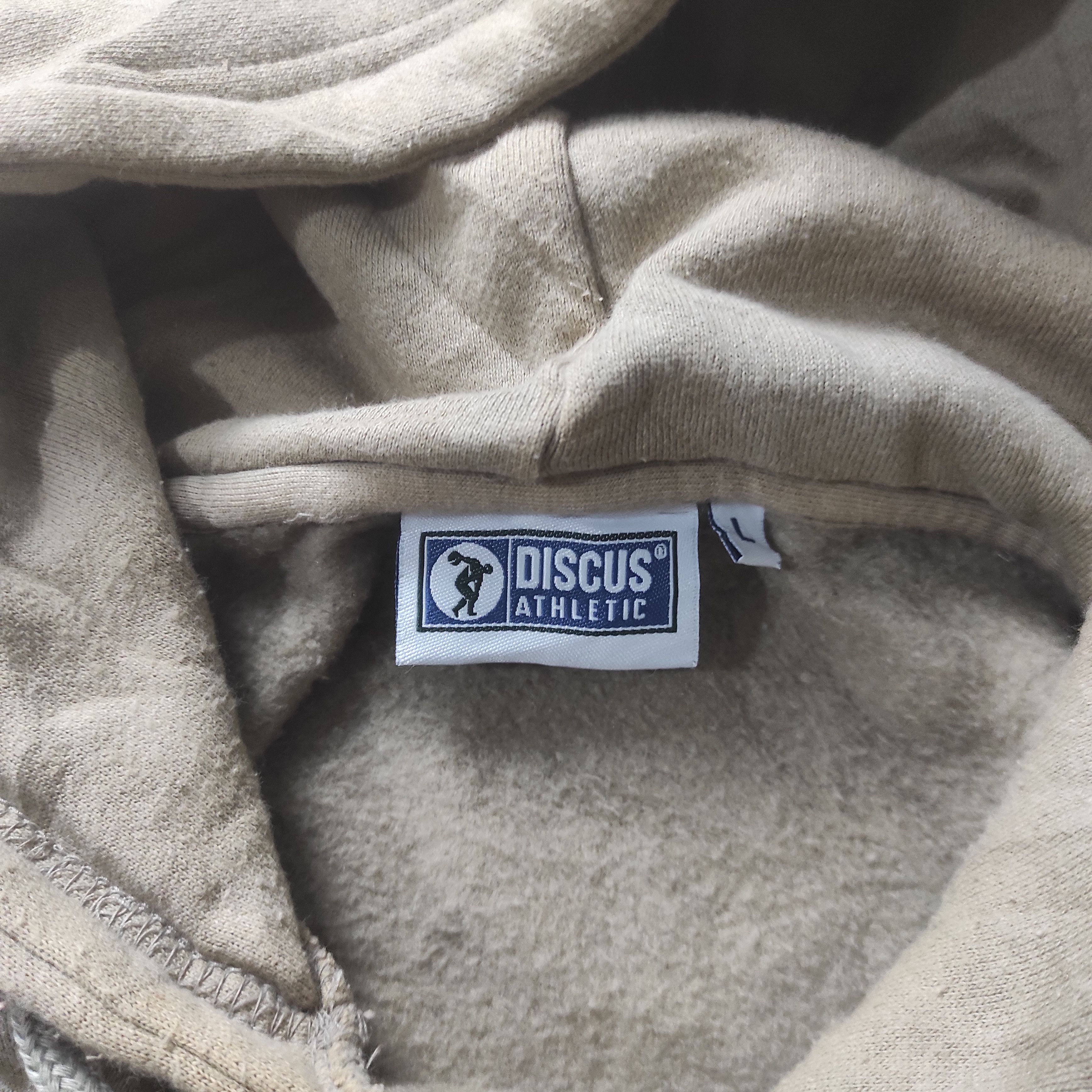 Russell Athletic × Vintage Vintage 90s Discus Blank Hoodie Jacket Size US L / EU 52-54 / 3 - 4 Thumbnail