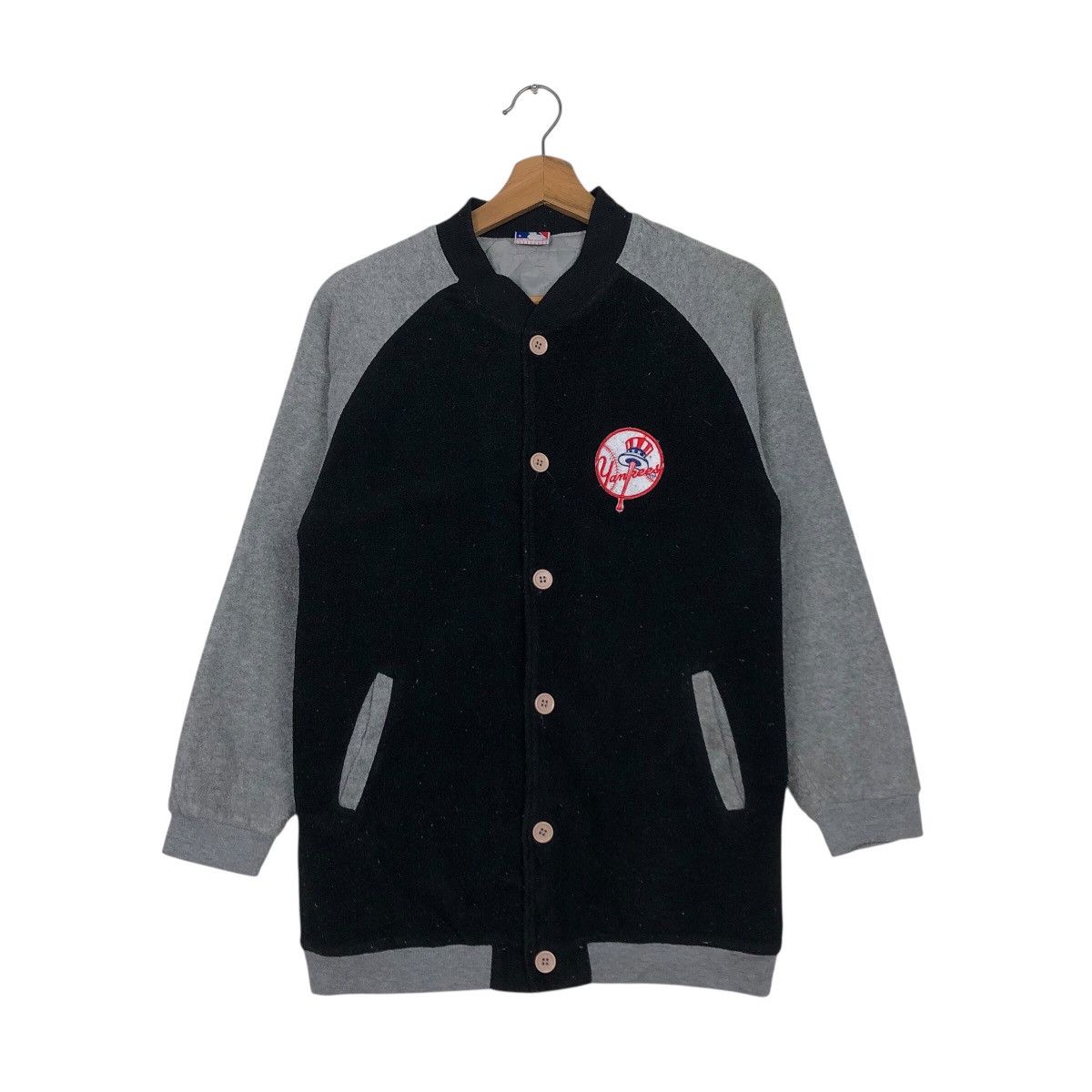 Japanese Brand Yankees Varsity Jacket — Steezy Retro American Sport Size US M / EU 48-50 / 2 - 2 Thumbnail