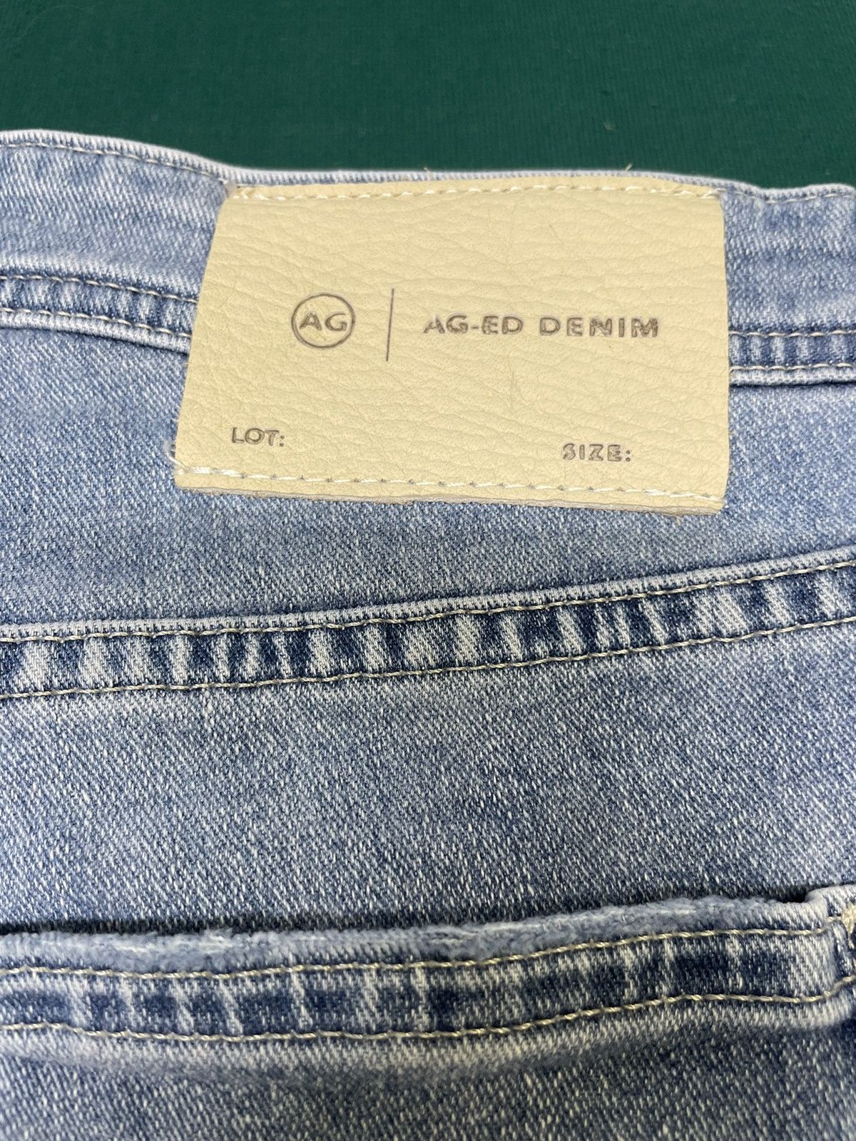 AG Adriano Goldschmied AG Jeans Tellis Modern Slim AG-Ed Denim Light Wash 33x32 Size US 33 - 3 Thumbnail