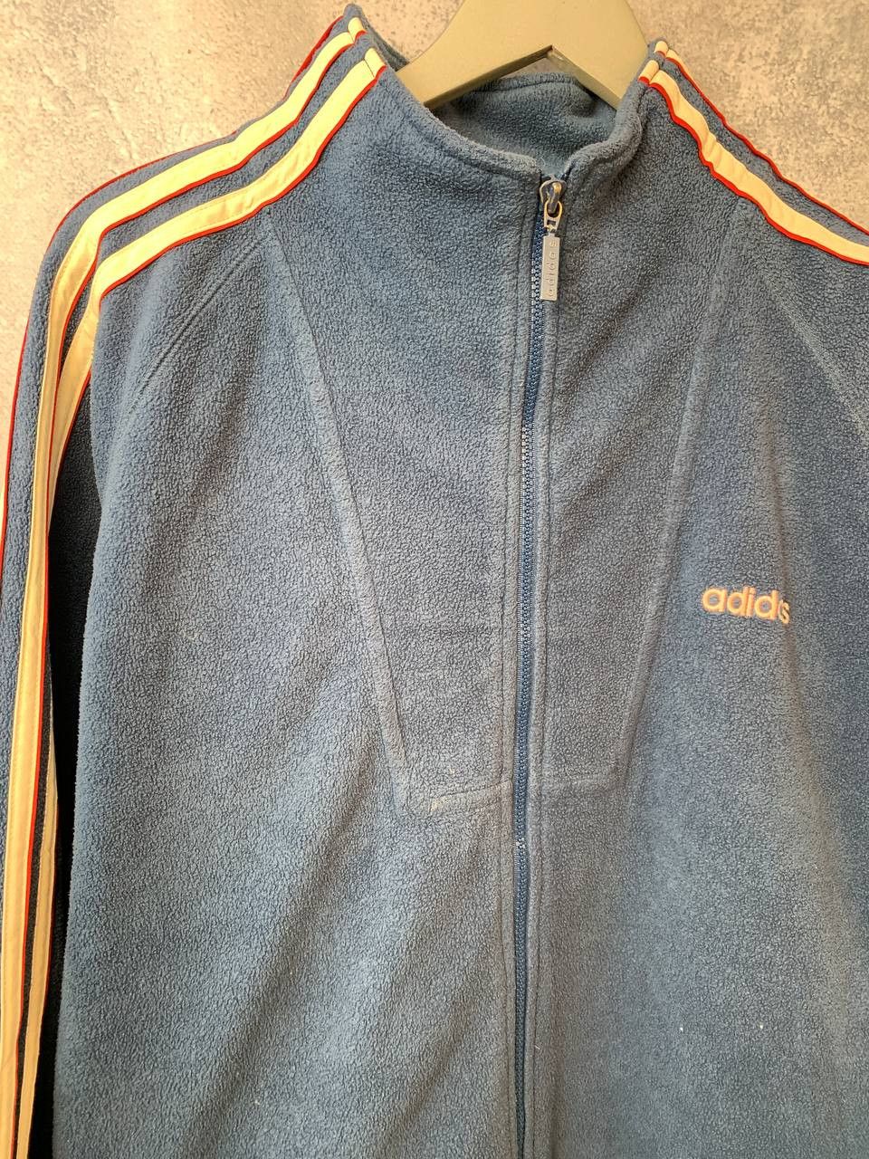Adidas Adidas Vintage Retro 80s Full Zip Fleece Sweater Jacket Size US XL / EU 56 / 4 - 4 Thumbnail