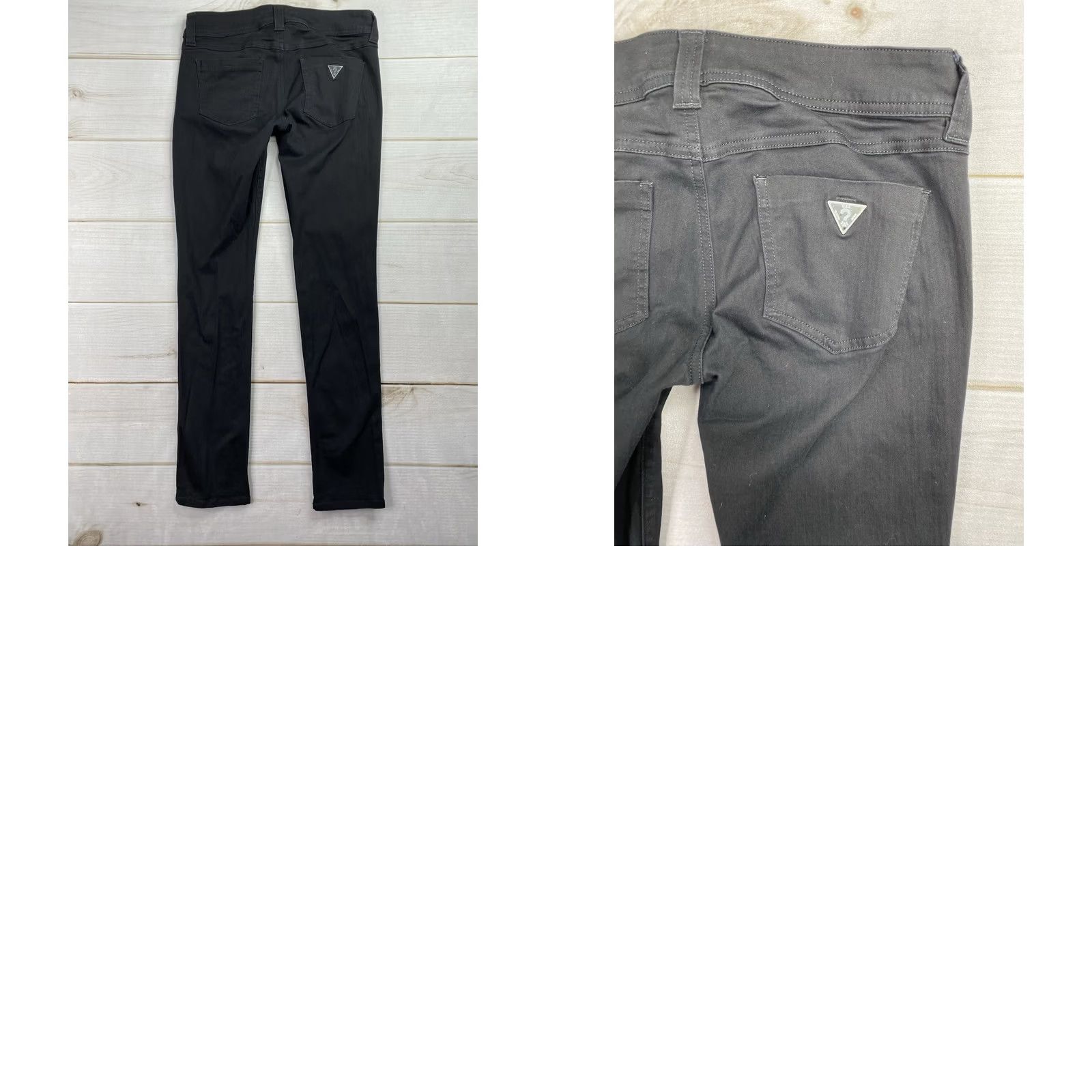 Apt. 9 Apt 9 Jeans Womens Sz 10 Black Mid Rise Bootcut 5-Pocket Denim Stretch Dark Wash Tummy Control Fall Winter Spring Features Pockets Mens? Size 32" / US 10 / IT 46 - 9 Thumbnail
