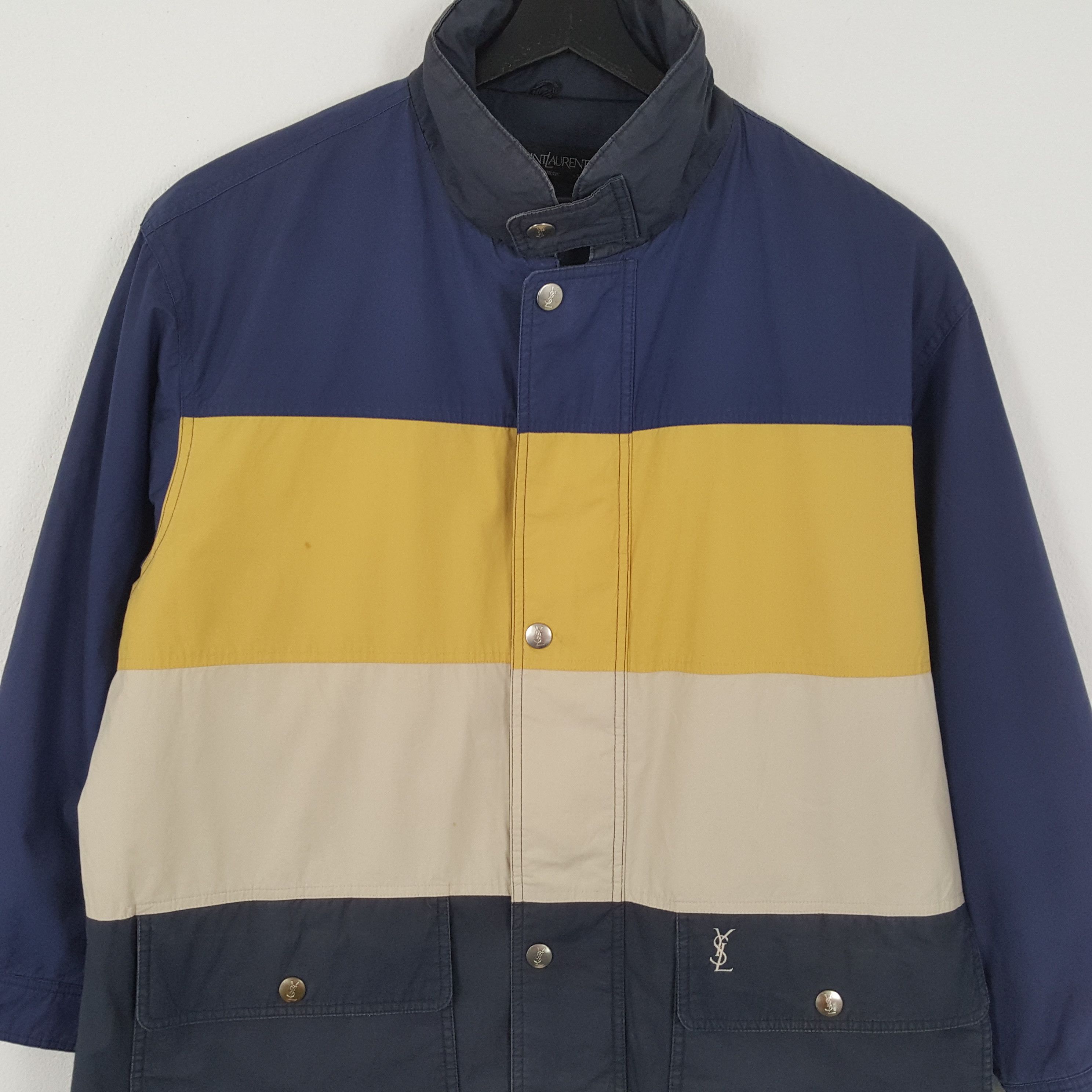 Vintage × Yves Saint Laurent YVES SAINT LAURENT Rare Fashion Style Jacket Size US XL / EU 56 / 4 - 2 Thumbnail