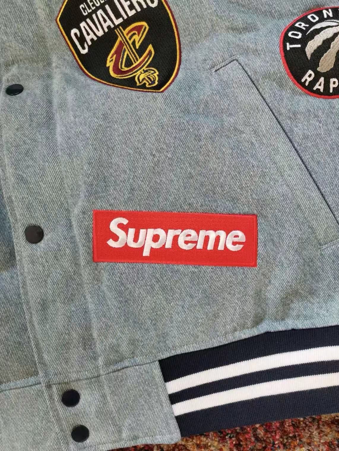 Nike × Supreme Brand New* Supreme®/Nike®/NBA Teams Warm-Up Jacket Size US L / EU 52-54 / 3 - 12 Thumbnail