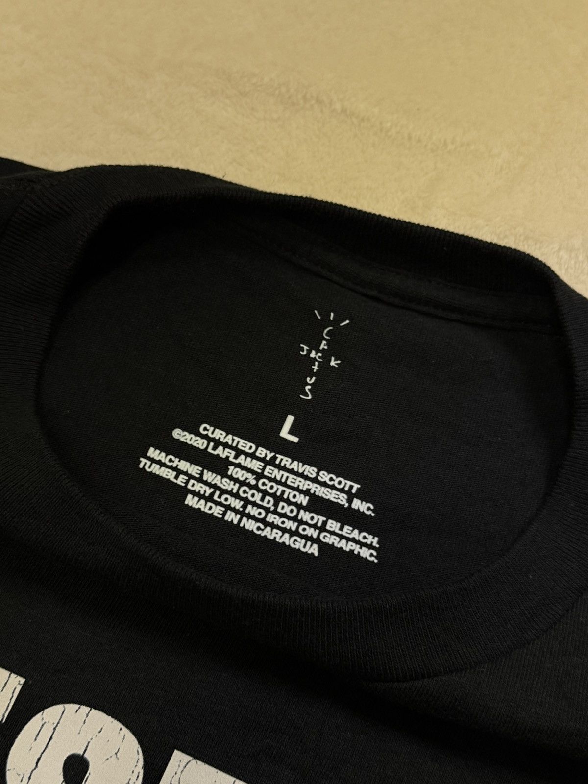 Travis Scott × WWE Travis Scott Cactus Jack T-Shirt Size US L / EU 52-54 / 3 - 6 Thumbnail