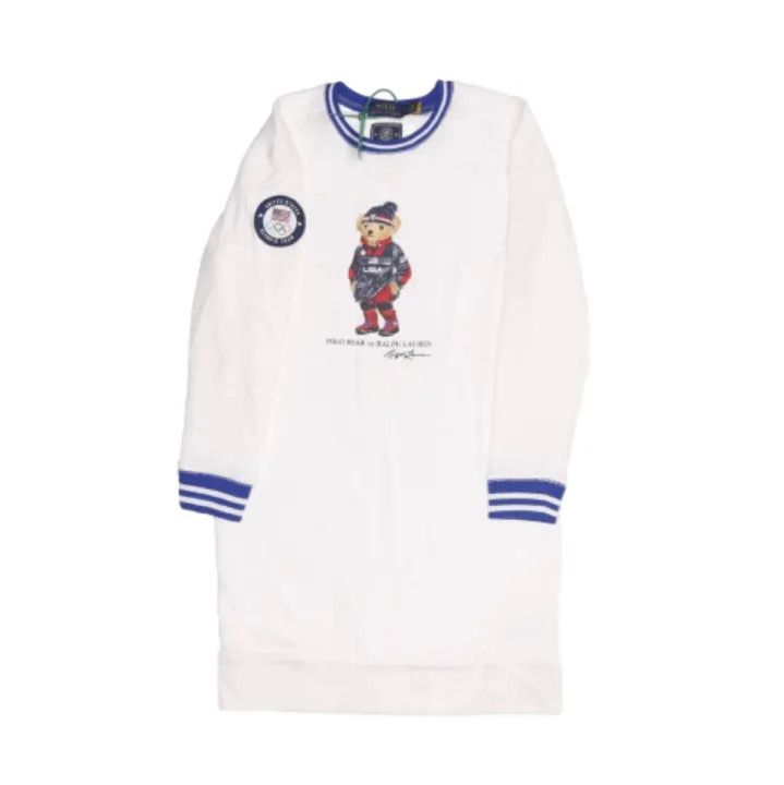 Polo Ralph Lauren Polo Ralph Lauren Bear Print Long Sweatshirt Size US XL / EU 56 / 4 - 1 Thumbnail