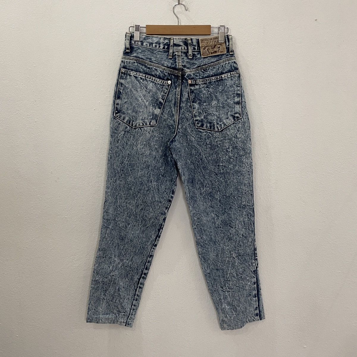 20471120 Vintage Fittz Acid Wash Denim Jeans Size US 27 - 7 Thumbnail