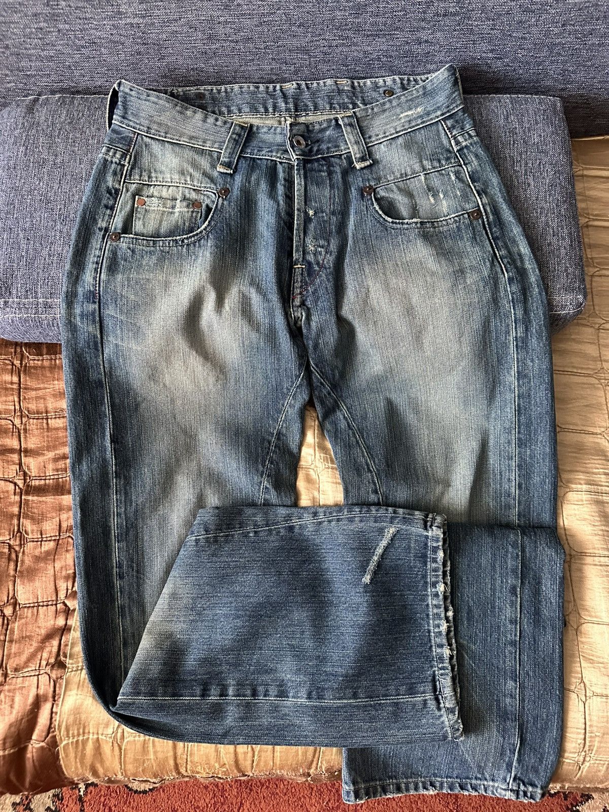 G-Star G-Star Raw Jeans – Vintage Distressed Look Size US 30 / EU 46 - 1 Thumbnail