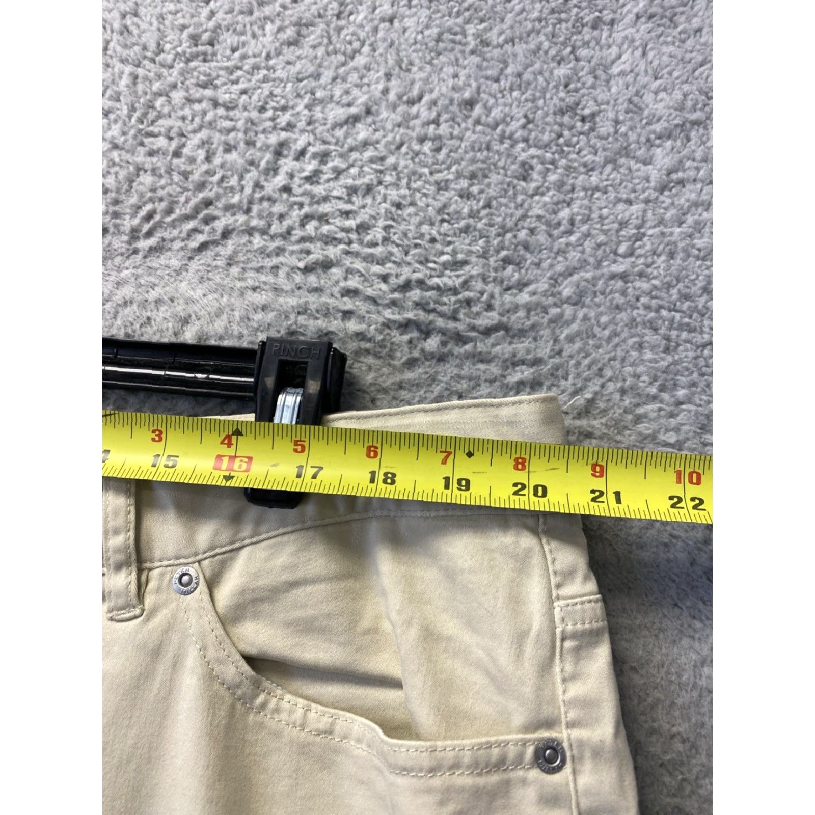 Peter Millar Peter Millar Jeans Men 40x32 Tan Cotton Blend Denim Zip Regular Inseam 32 Straight N/A Size US 40 / EU 56 - 6 Thumbnail
