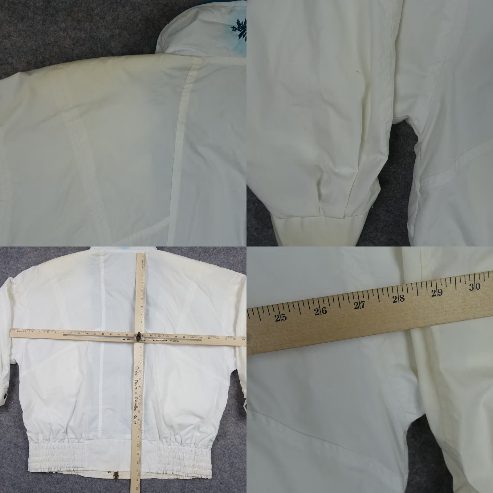 London Fog VINTAGE London Fog Jacket Mens M Beige Bomber Jacket Coat Snowflake 80s 90s Mens Size US M / EU 48-50 / 2 - 9 Thumbnail