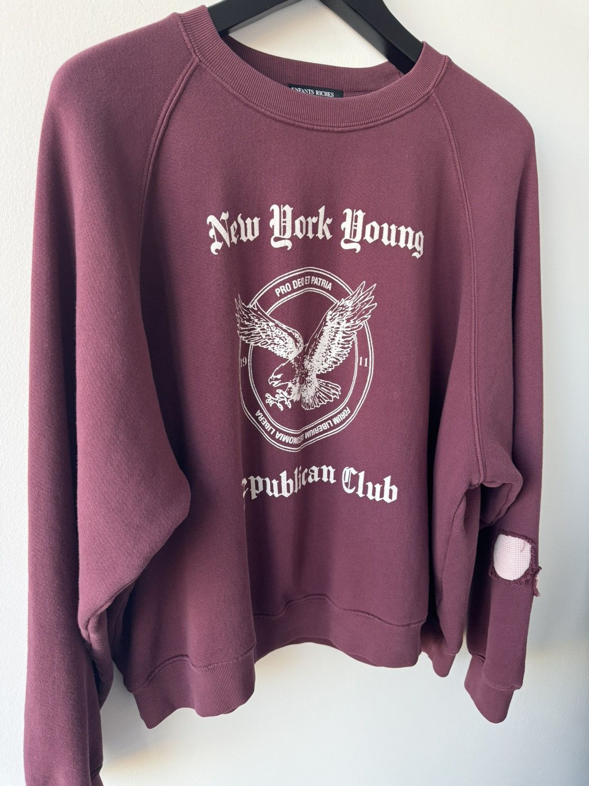 Enfants Riches Deprimes ENFANTS RICHES DEPRIMES NEW YORK YOUNG REPUBLICAN SWEATSHIRT Size US L / EU 52-54 / 3 - 6 Thumbnail