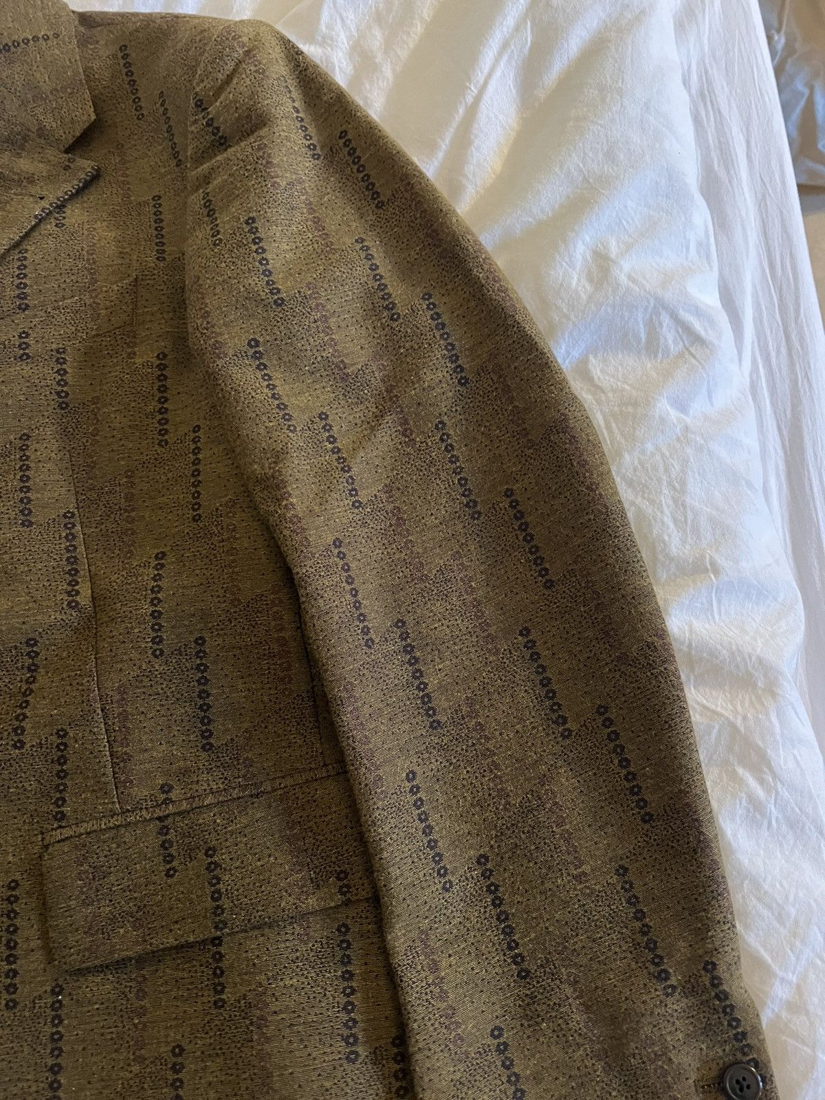 Dries Van Noten Dries Van Noten Runway Jacquard Blazer Sample Verner Panton Size 40R - 4 Thumbnail