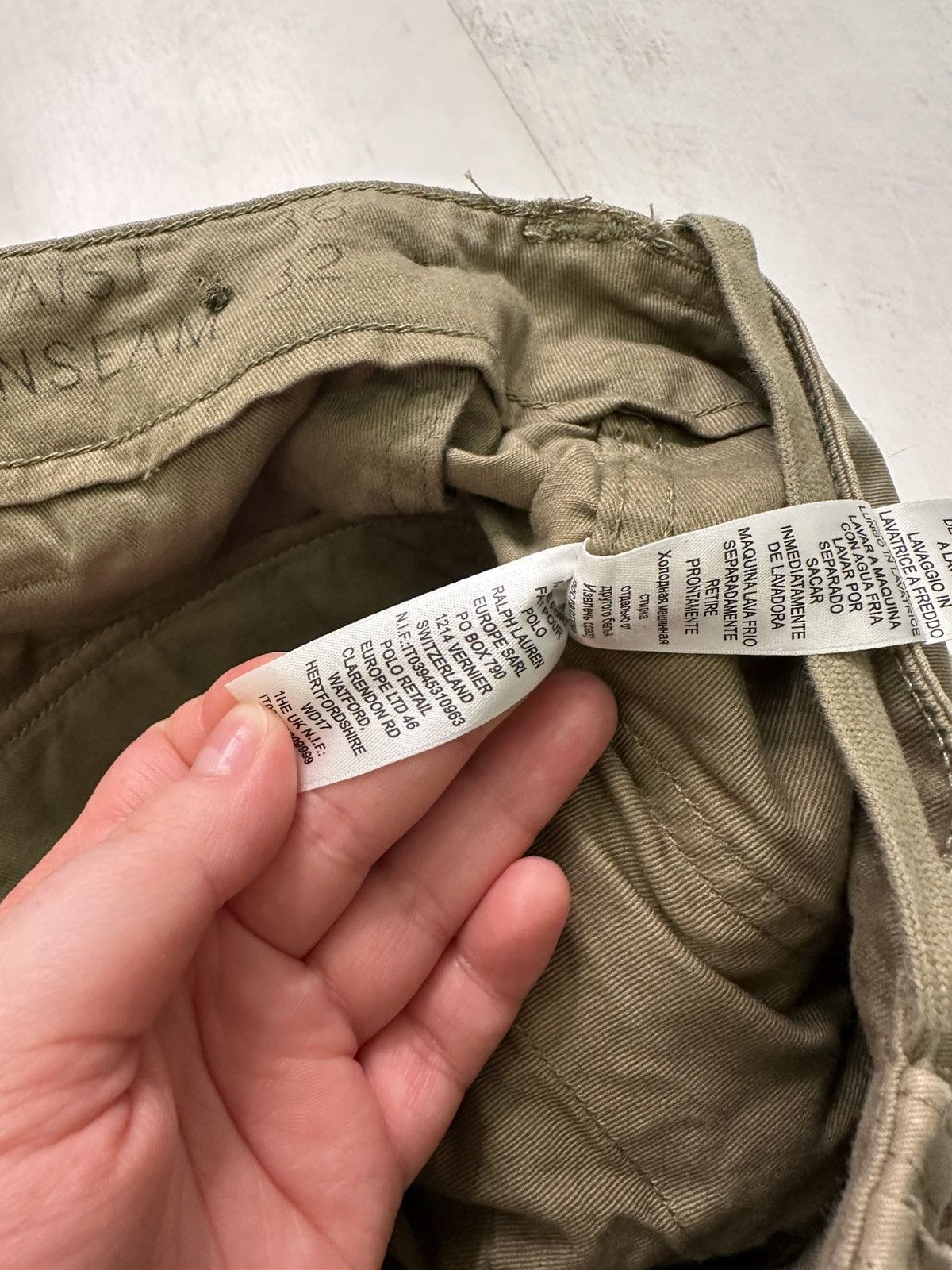 Polo Ralph Lauren × Vintage Polo Ralph Lauren military cargo khaki pants Size US 36 / EU 52 - 8 Thumbnail