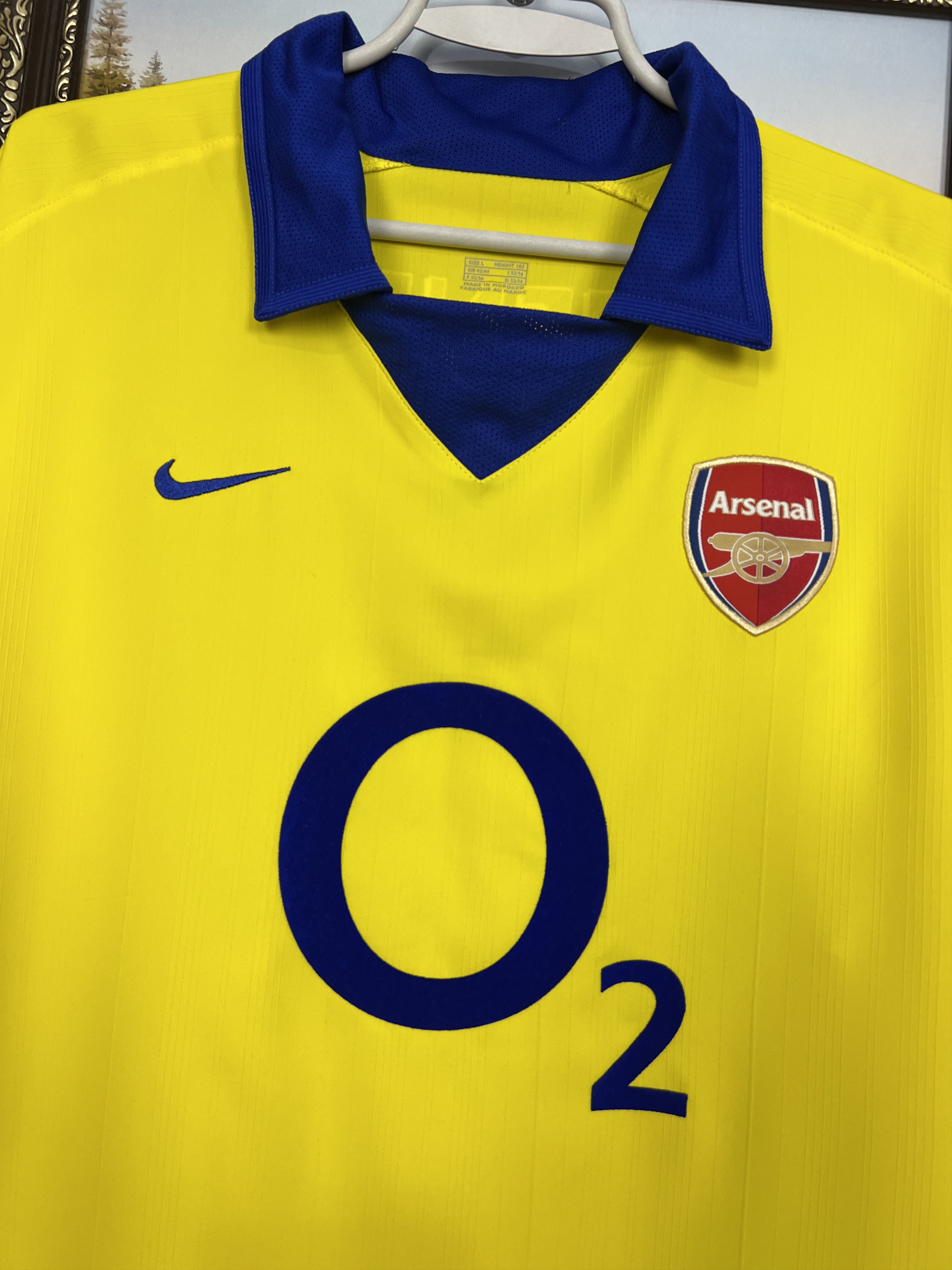 Nike Arsenal Away football shirt Soccer #14 Henry Jersey Trikot Size US L / EU 52-54 / 3 - 3 Thumbnail